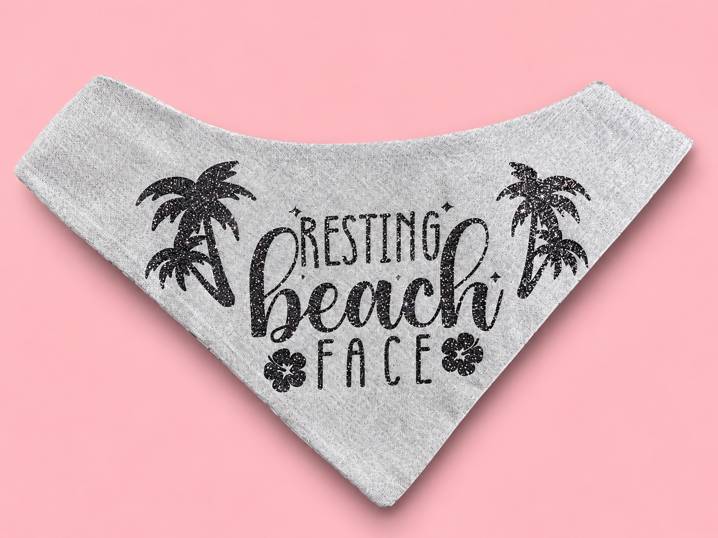 Resting Beach Face in Light Blue Fade Color