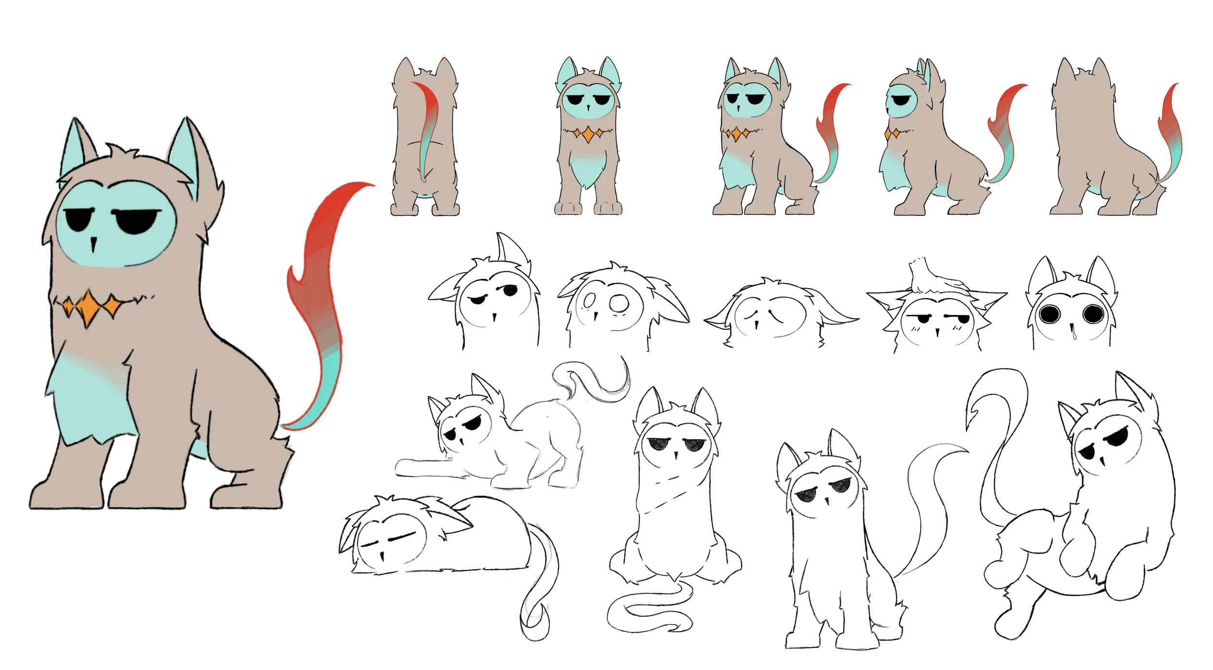 Coquito Turnaround: Expressions: Poses.jpg