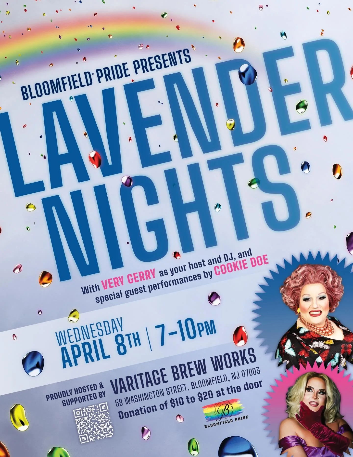 Mark your calendars! Lavender Nights are back on Wednesday, April 8th!

The incredible @verygerrynyc will return as our beloved host and DJ for the evening, with special guest @morecookieplease_ dazzling us with some sweetness 🍪

Meet us at @varitag