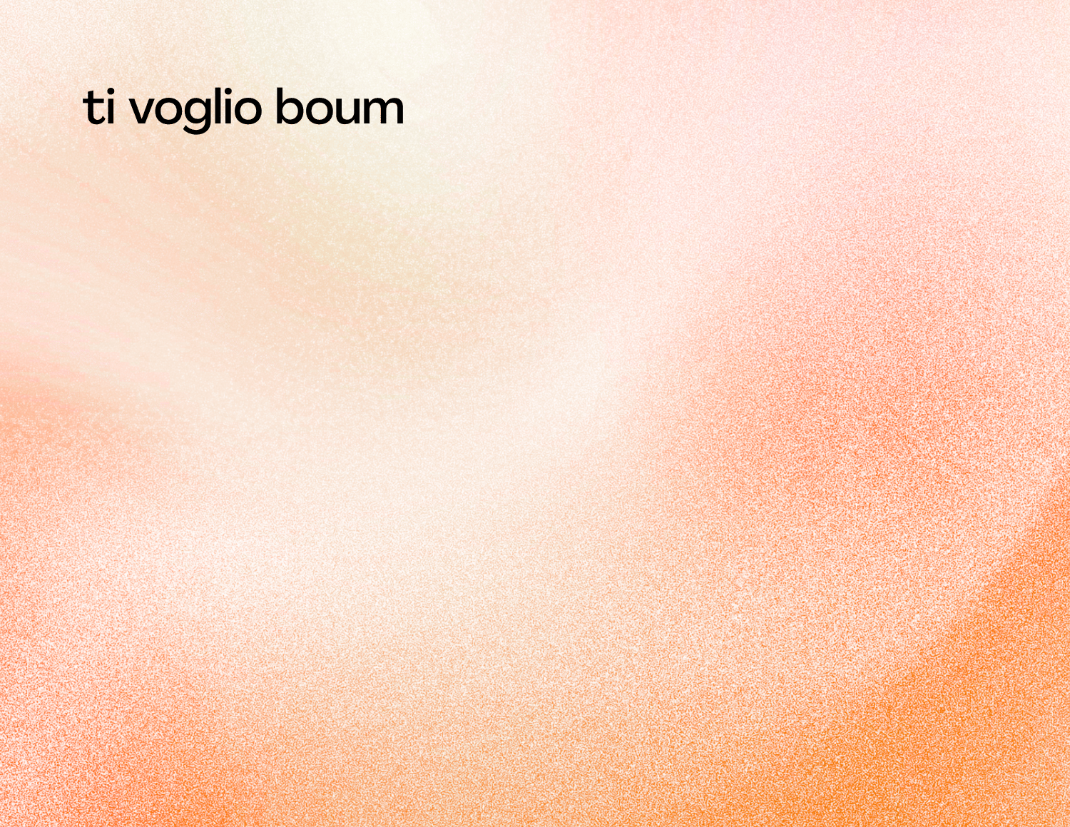 Ti Voglio Boum