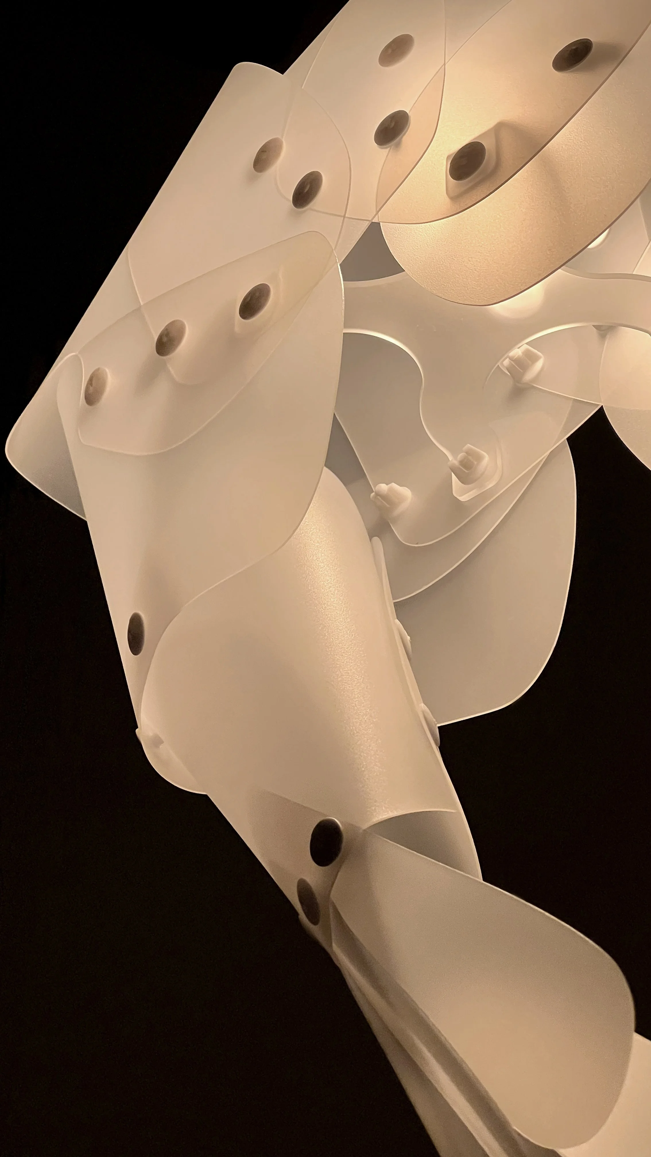 raw shrimp lamp detail by odject studio amsterdam