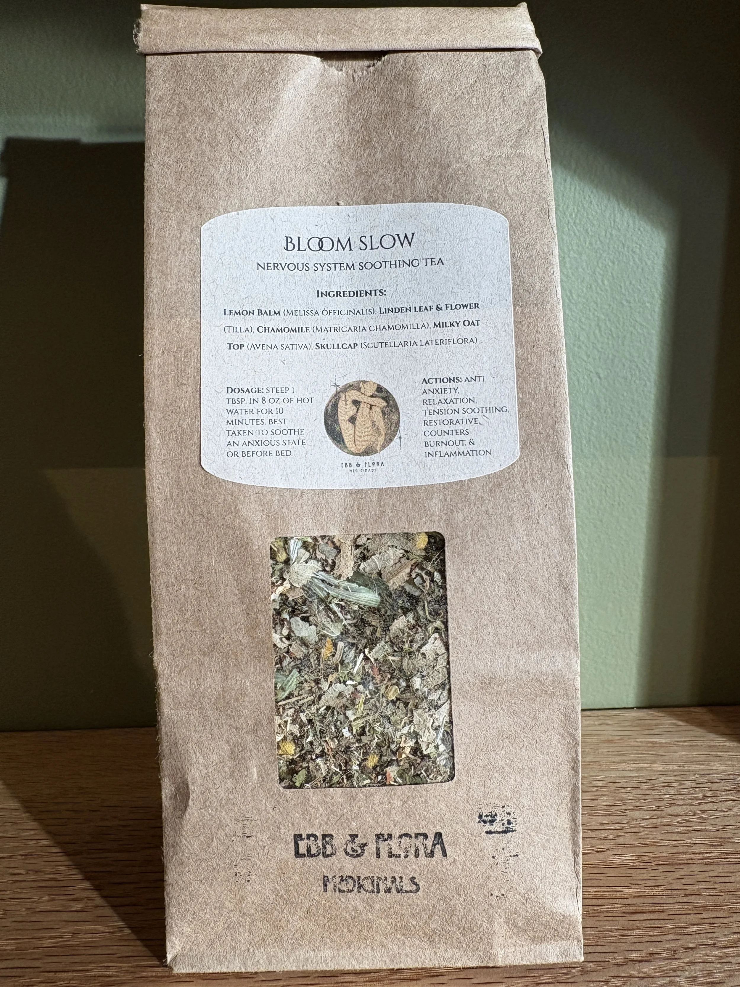 Bloom Slow ( Nervous System Support Tea)