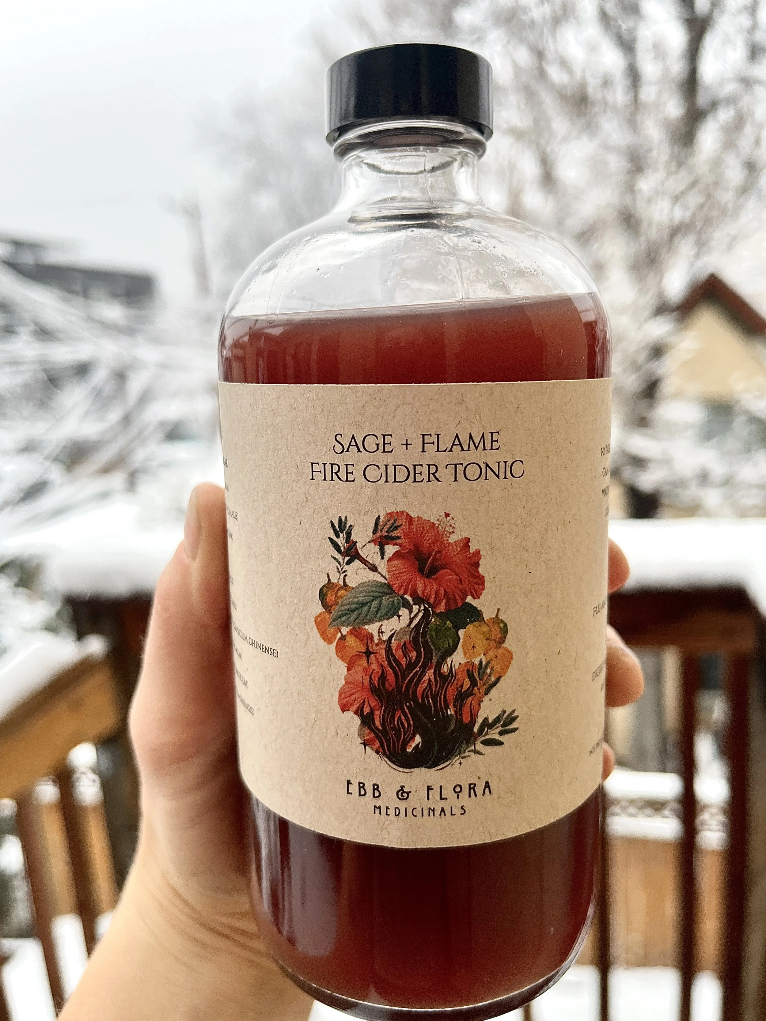 Sage + Flame Fire Cider Immune Tonic