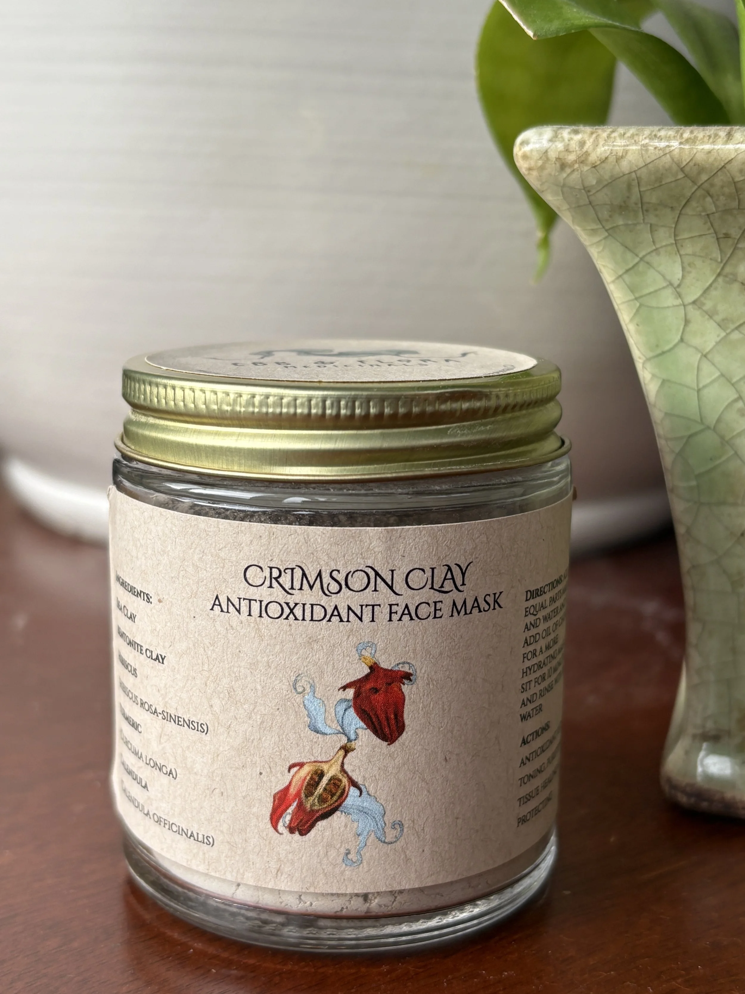 Crimson Clay Antioxidant Face Mask