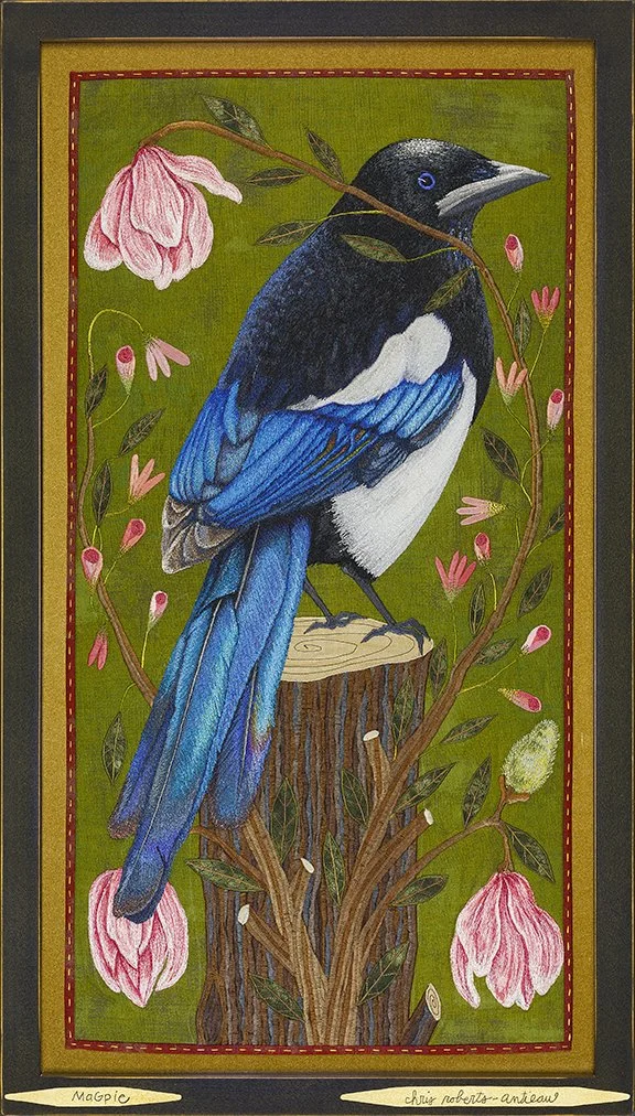 Magpie, 29.5" x 16.75," $9,200.00