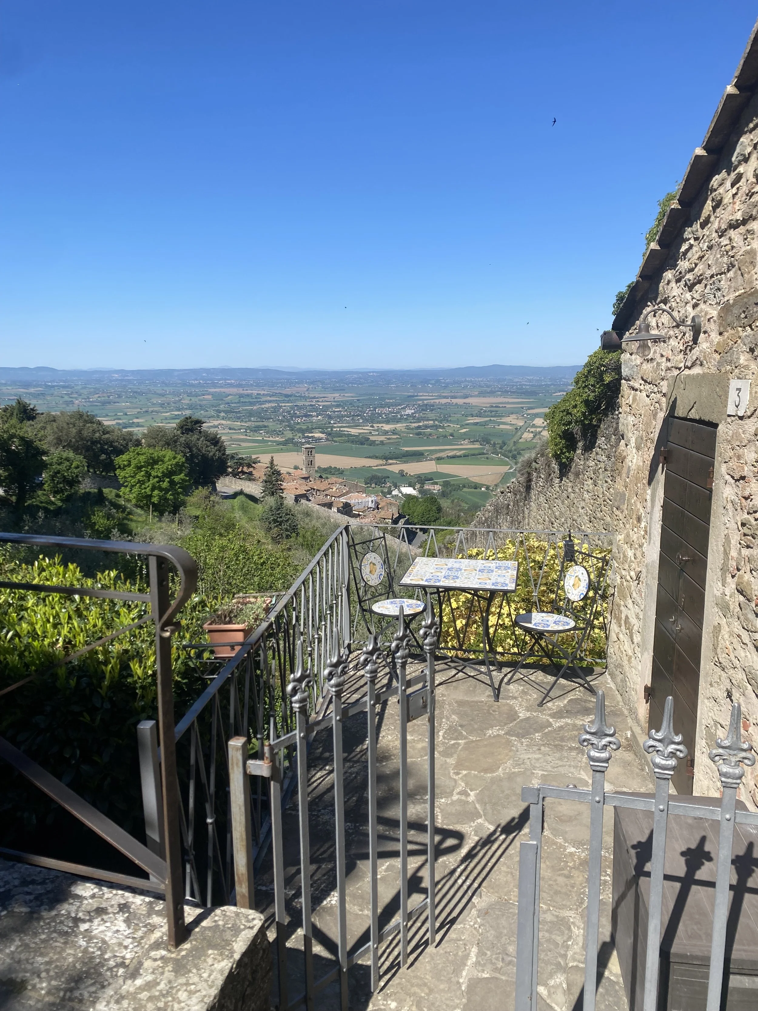 Scenic terrace overlook