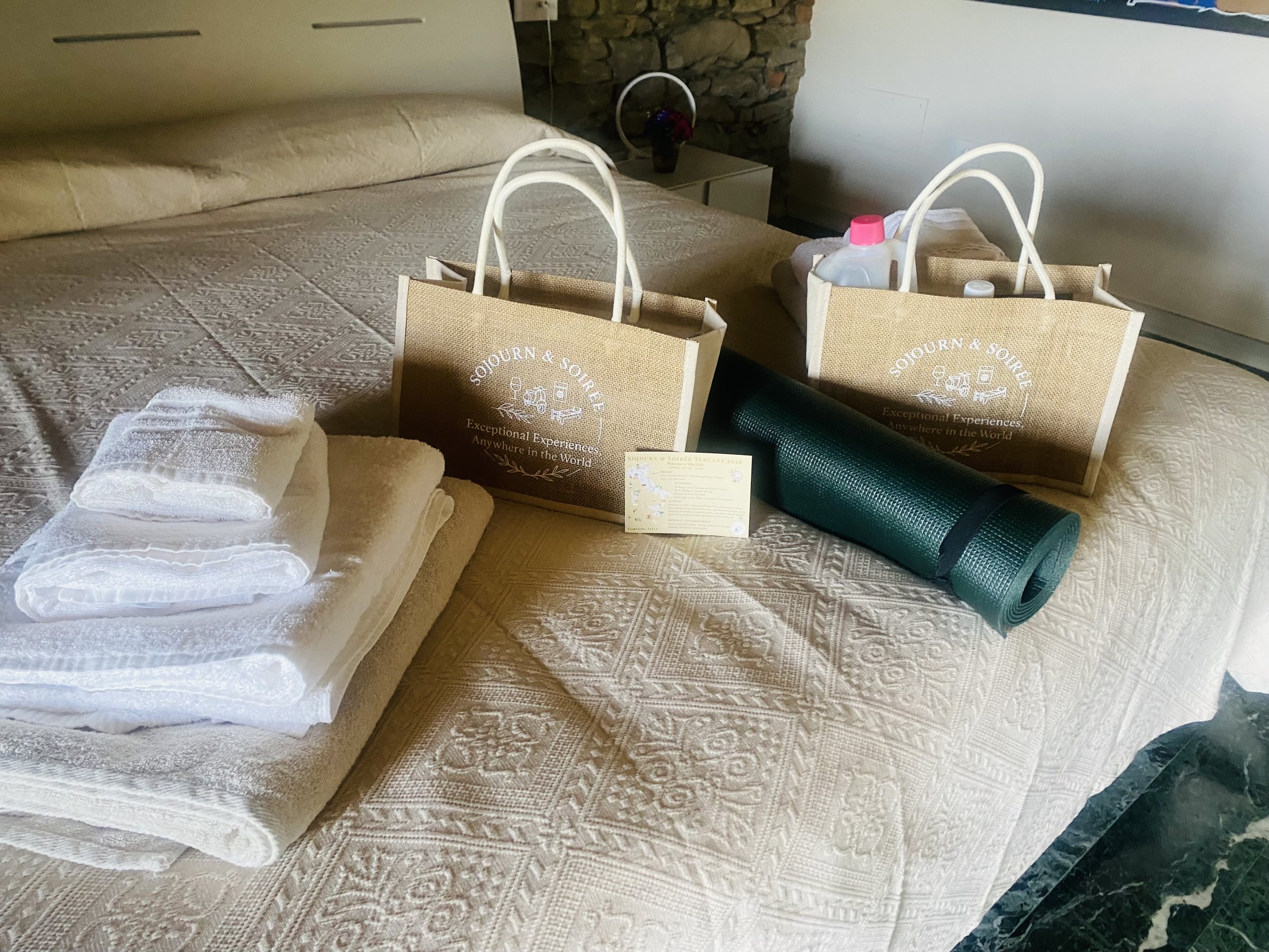 Sojourn and Soirée Swag Bags