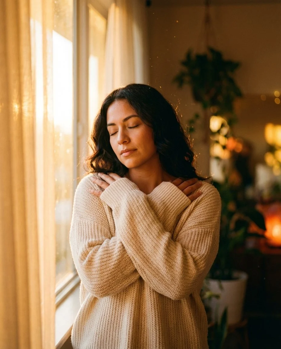 Treat yourself with the same softness you would offer a best friend.