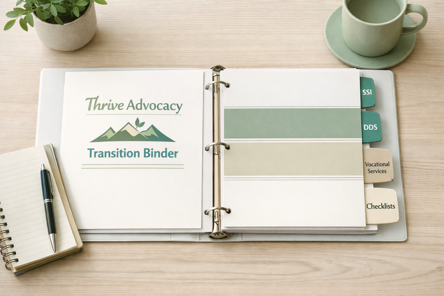 Thrive Advocacy Transition Binder
