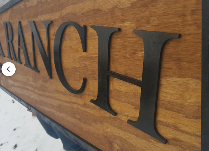 Custom CNC Ranch Signs