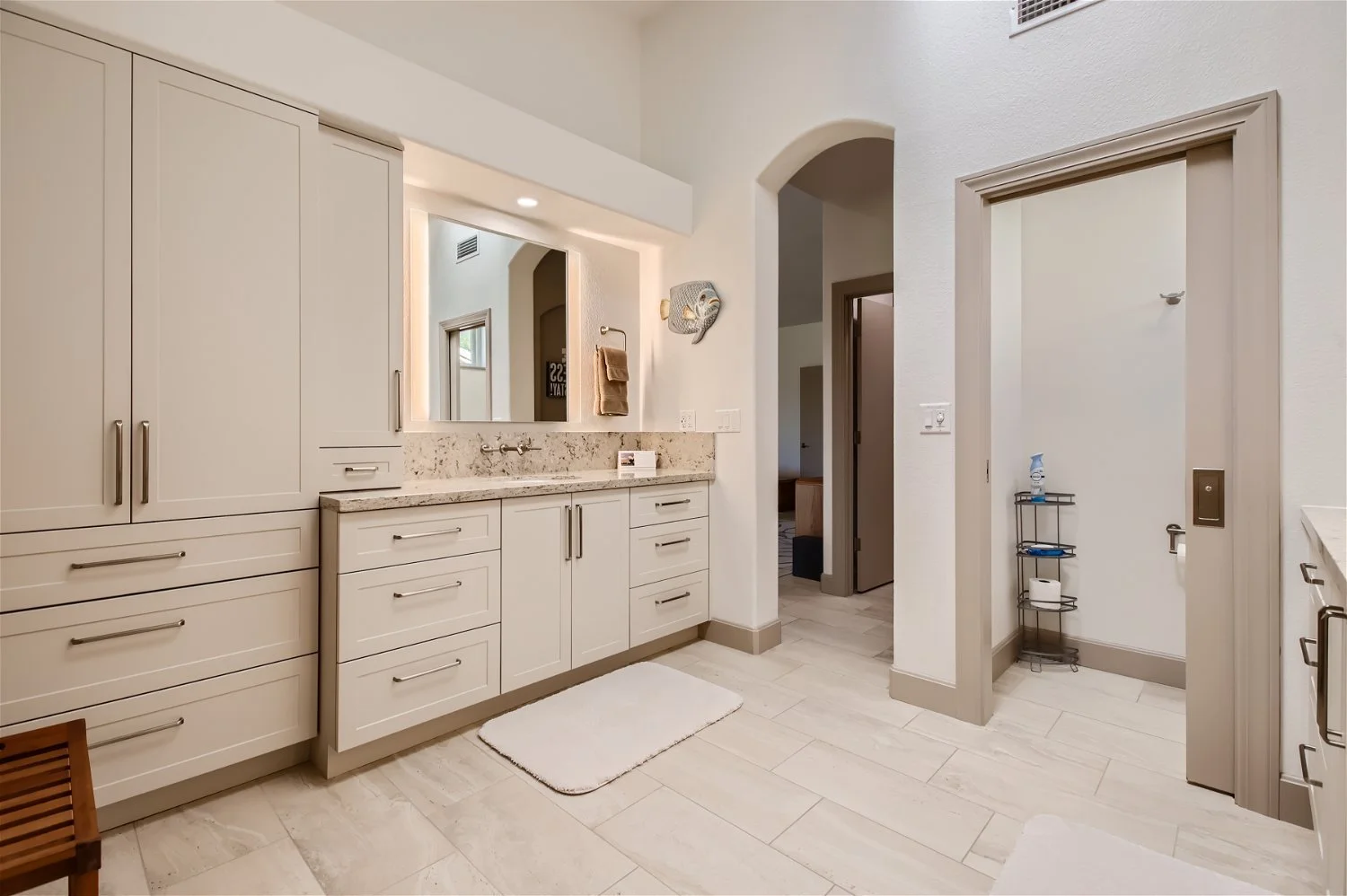 Custom Cabinets In High End Home - By National CNC Services