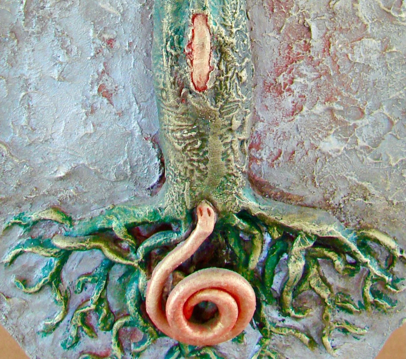 Tree and Snake detail