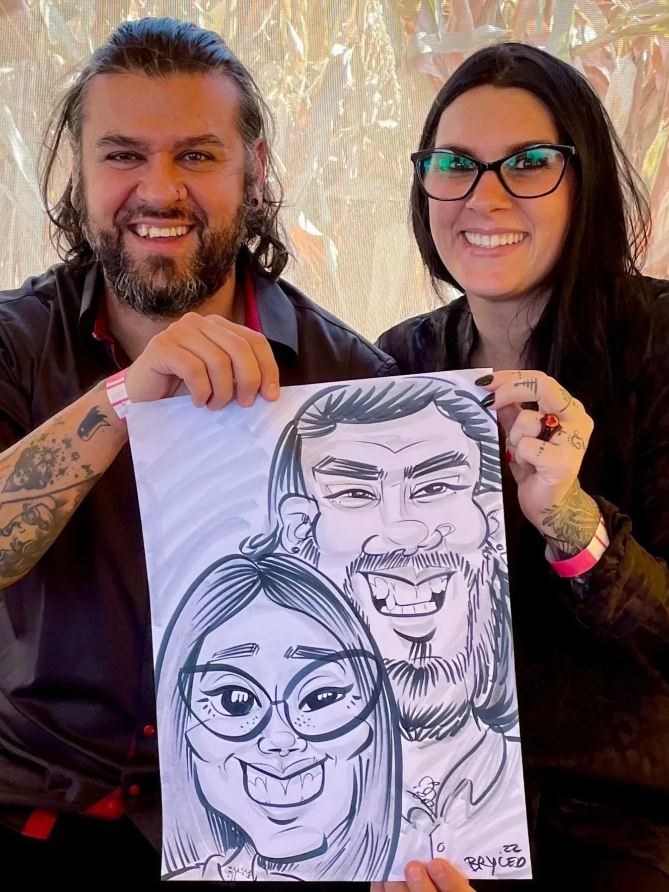 Caricature MN funny community event Twin Cities Minnesota