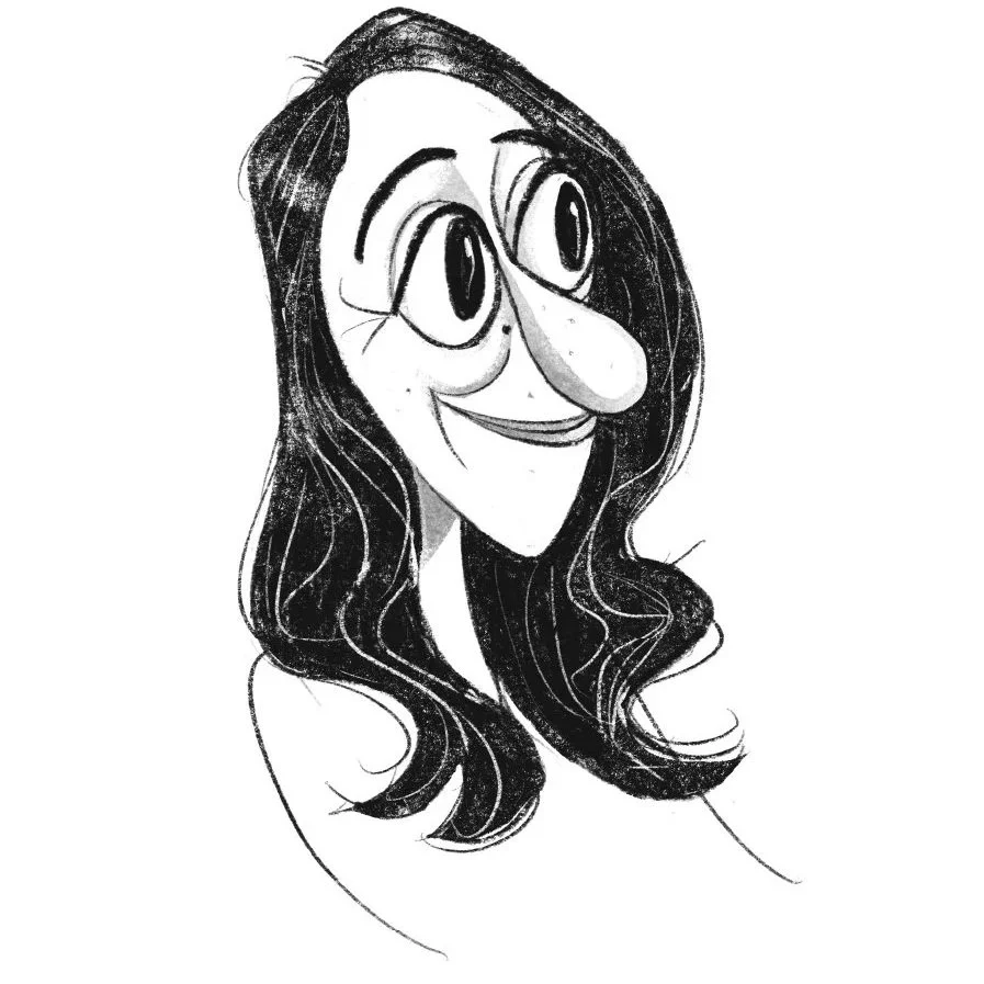 Robin Schwartzman self-caricature caricature artist for hire DRAWING SMILES Caricatures Minneapolis MN