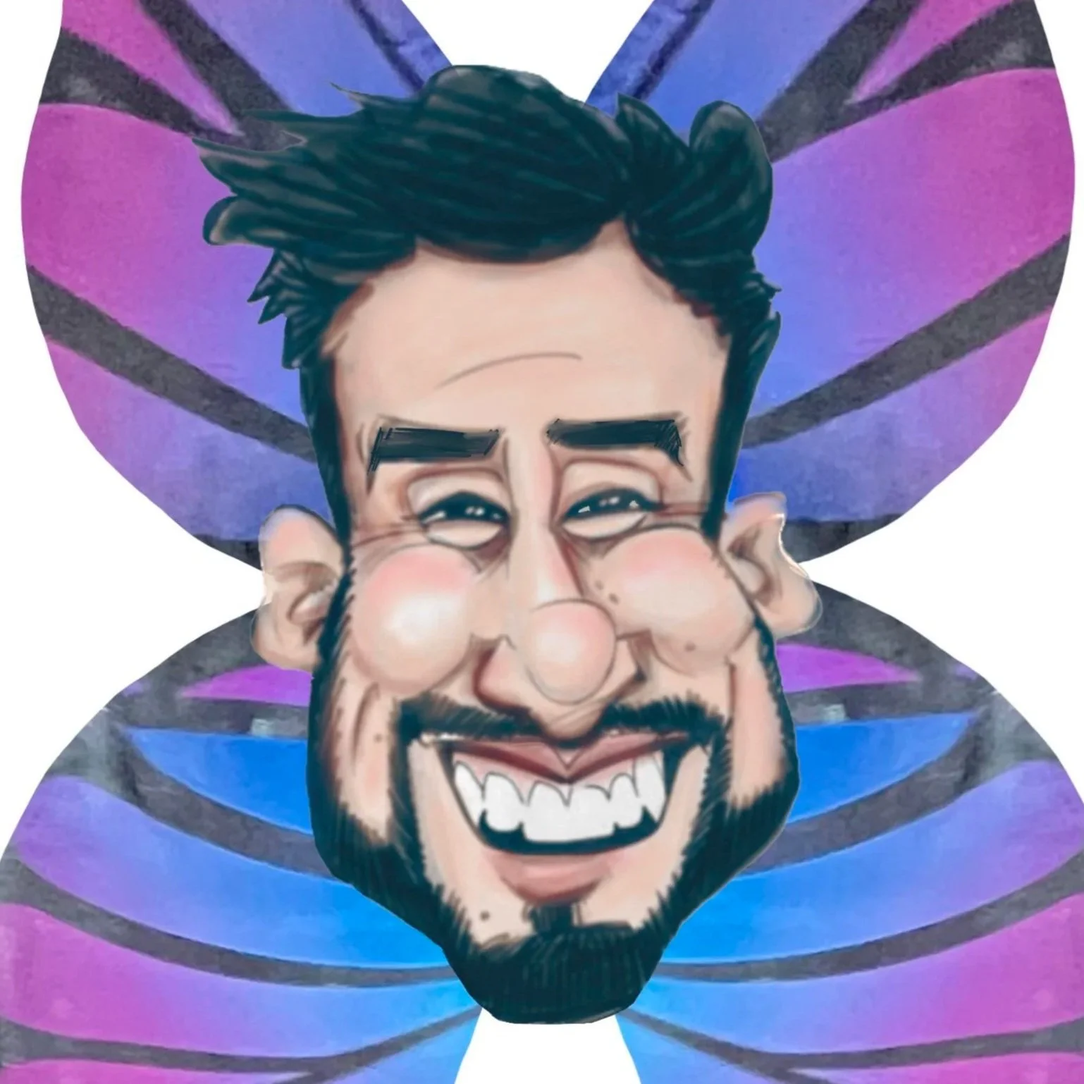 bryce davidson self caricature artist drawing smiles minneapolis mn
