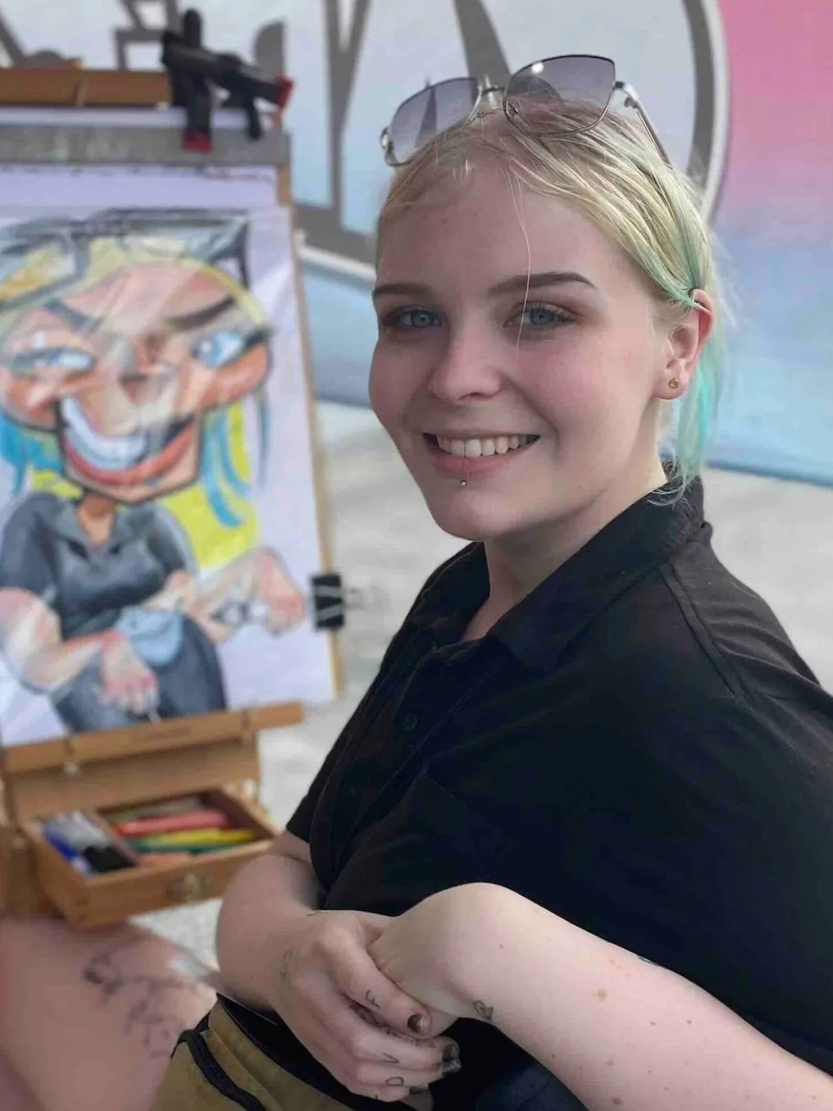Ash professional caricature artist for hire DRAWING SMILES Caricatures Fridley MN