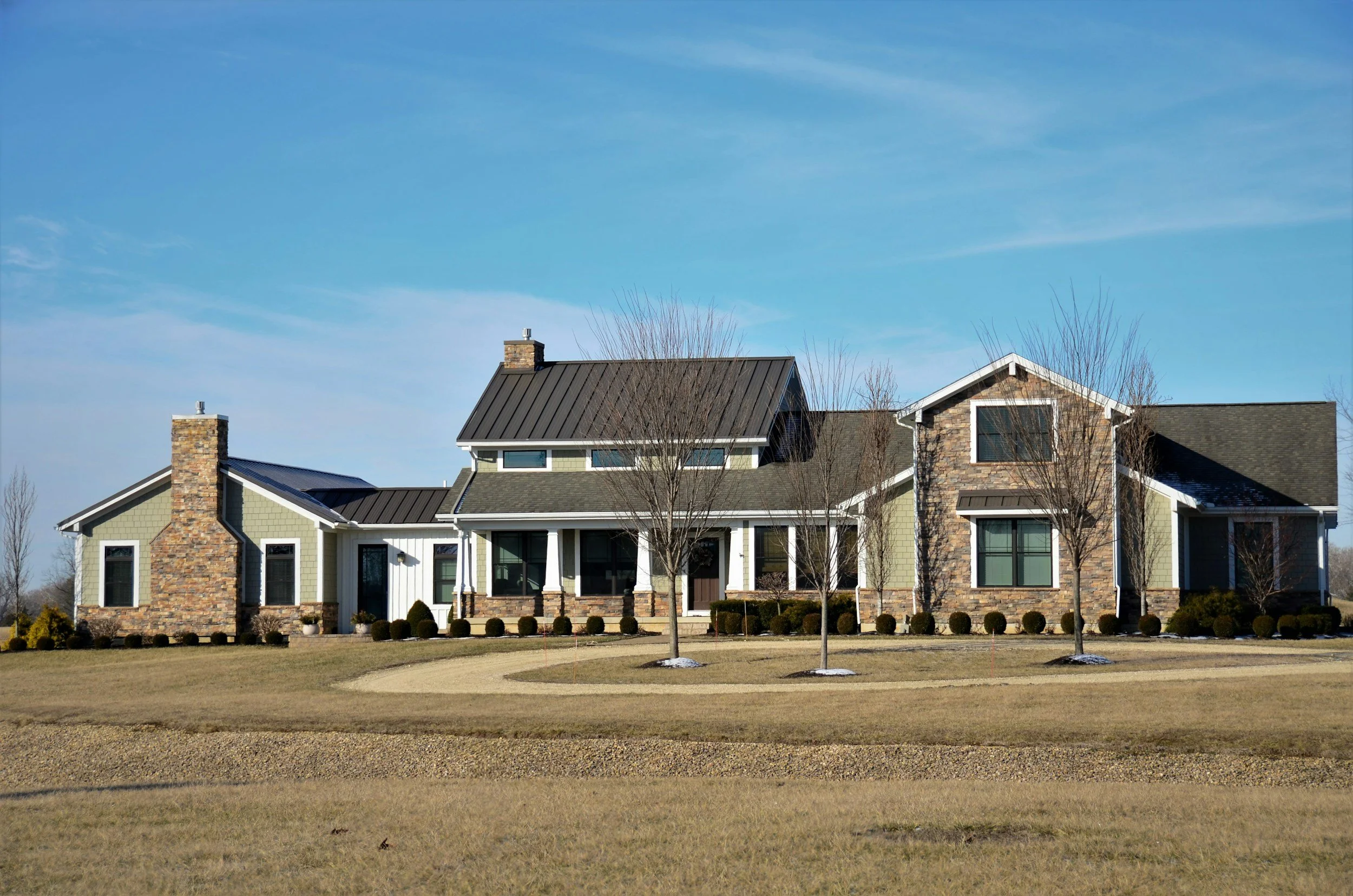 Modern new construction home in Baihly Meadows, Rochester MN