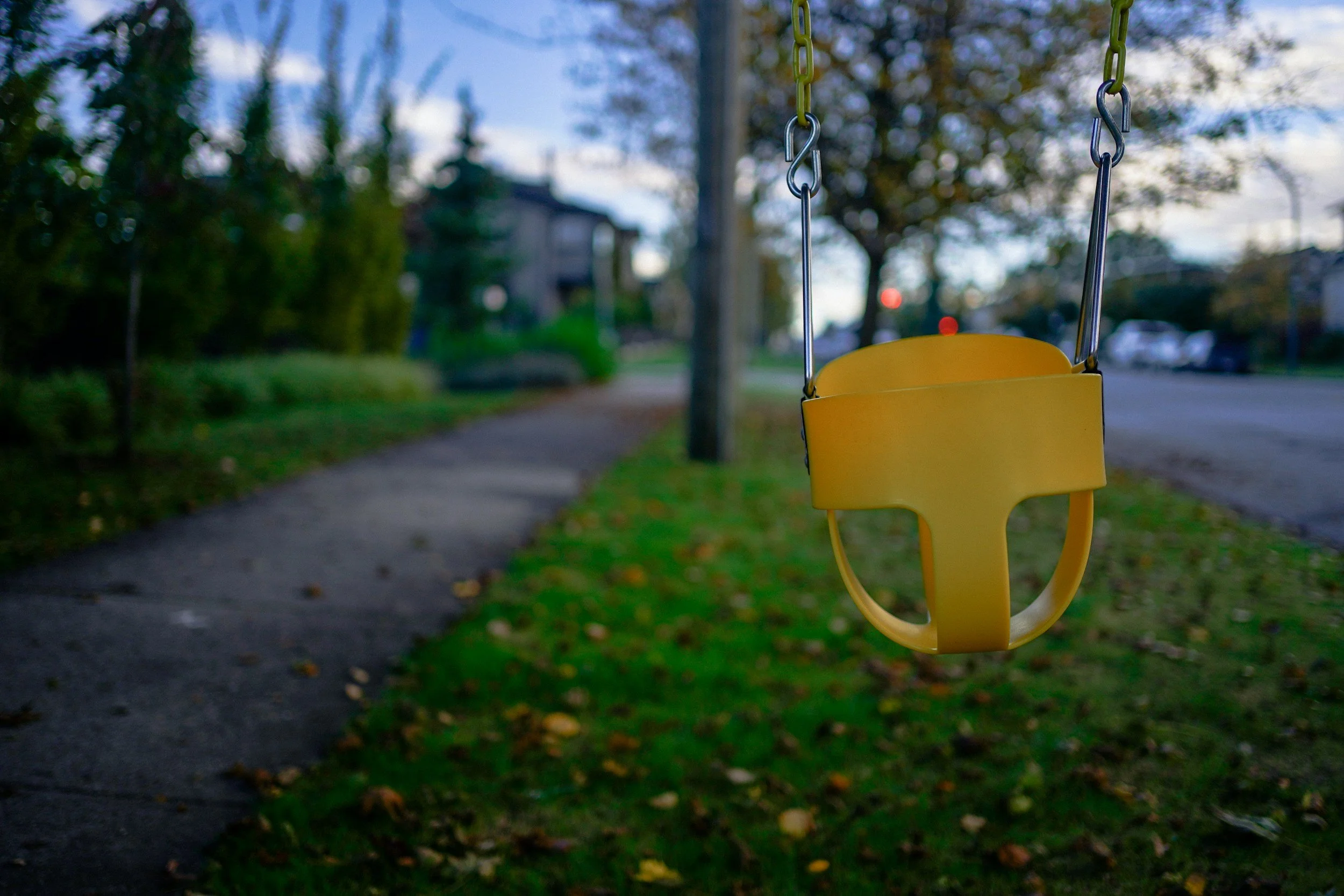 Neighborhood playground and swing set in Stewartville, MN