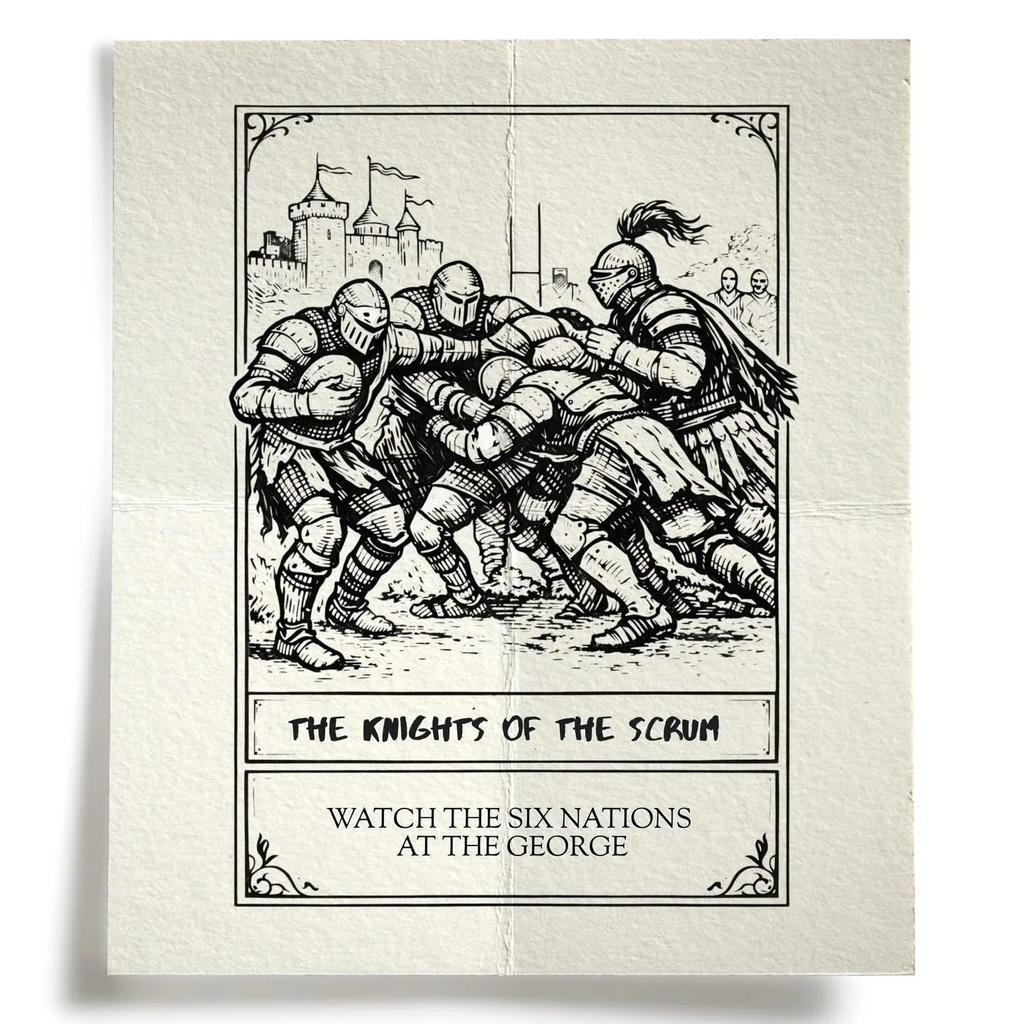 The 6 Nations starts today.

And honestly, can you think of a better place to watch it than tucked up by our giant fire in the bar, pint of draught in hand, maybe a handful of homemade pork scratchings on the go?

Yes, your TV at home might be bigger