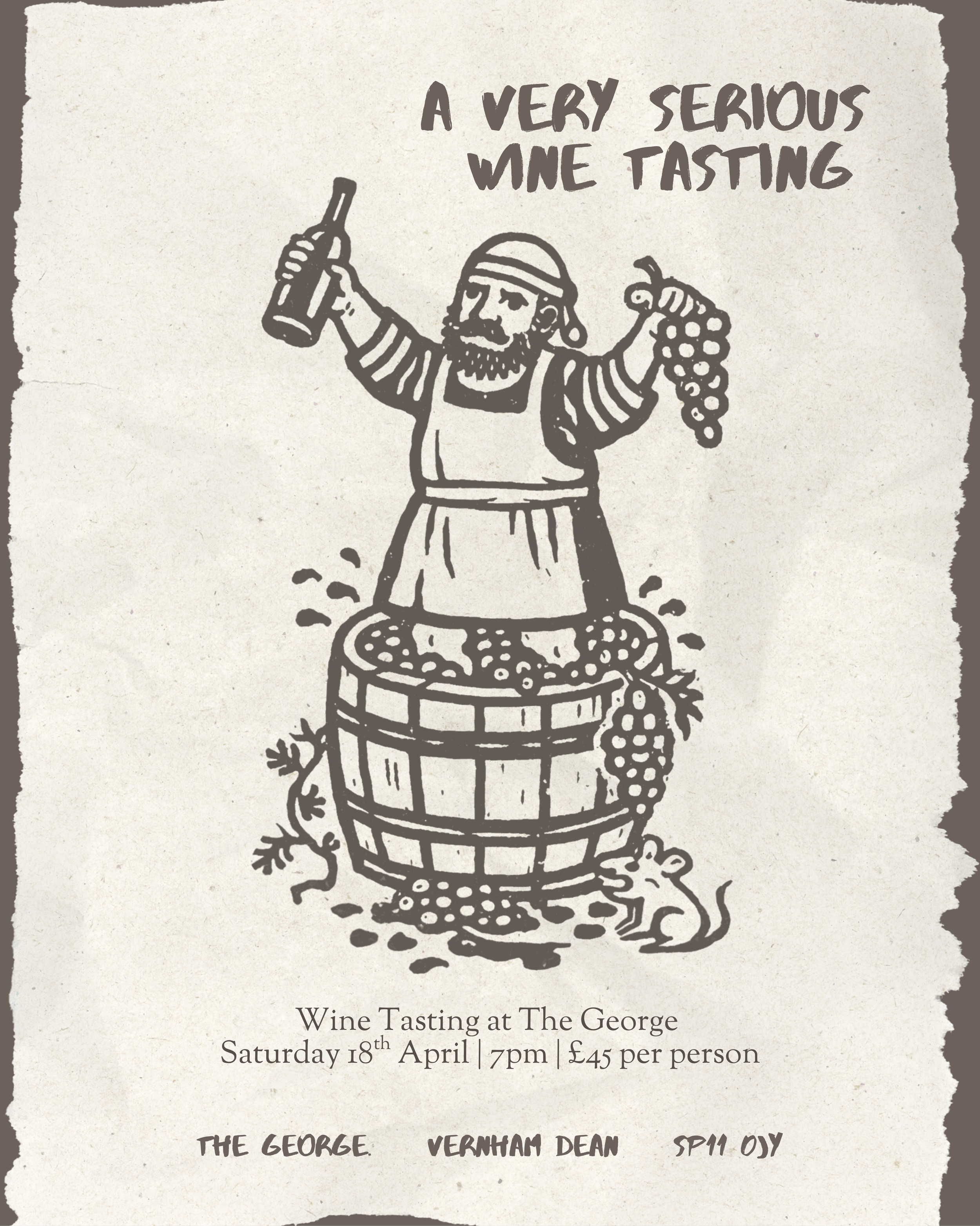 A Very Serious Wine Tasting