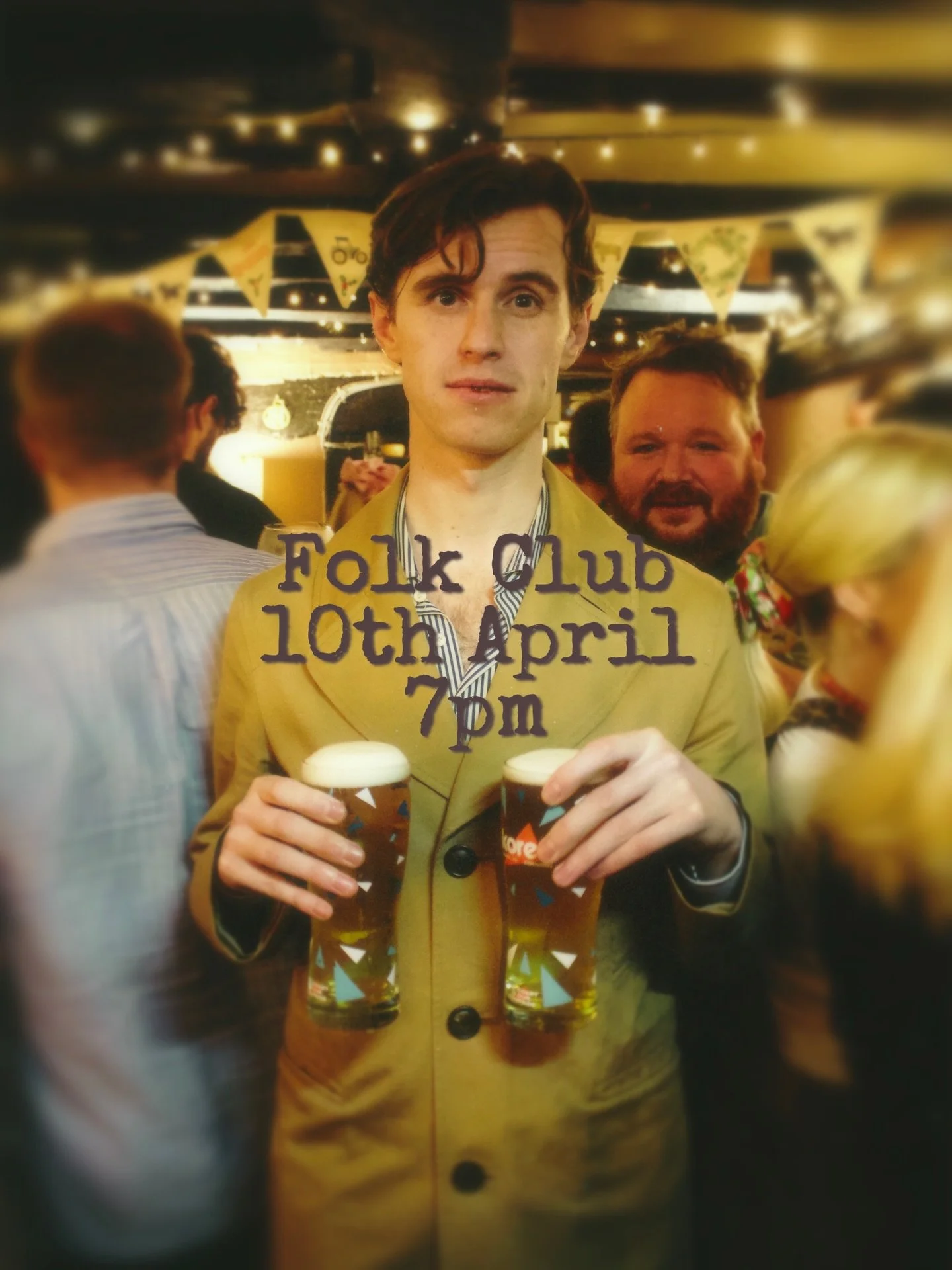 Folk Club at The George
10th April | 7pm | Free entry

The room fills a little quicker when the nights start stretching. Come along for an evening of beautiful folk music with our friends at @latespringfolkfest 💚

A gentle reminder that tables go fa