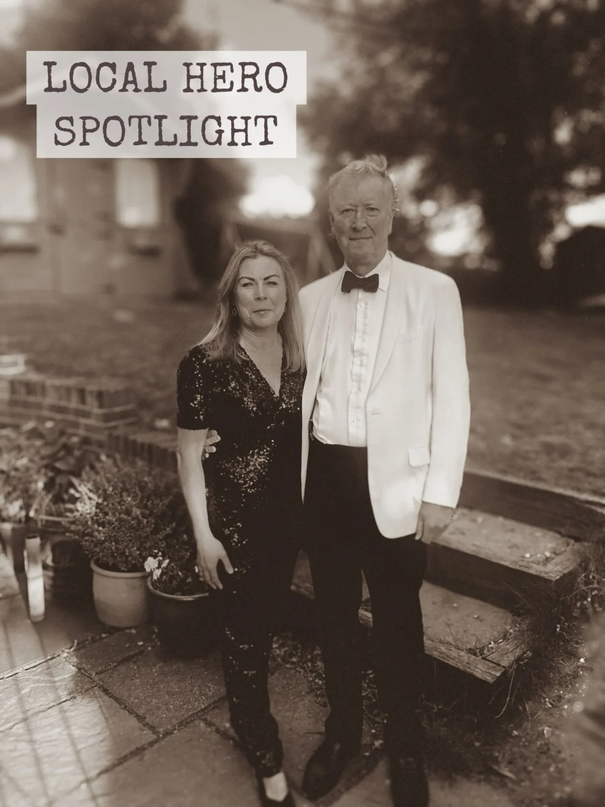 Local heroes, in every sense of the word.

Davina and Rupert St. Aubyn are a huge part of what makes The George what it is. Not just through Southern Wines, who have been behind our bar for years, but through the way they show up for this village tim