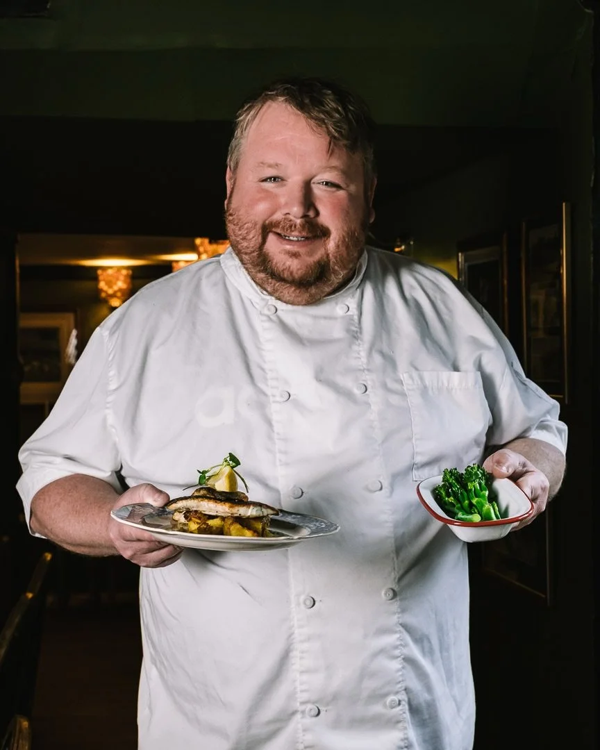 Our chef ❤️ celebrating many years of good times and great food with our chef Jamie with this lovely photo taken by @createaplatephotography 📸