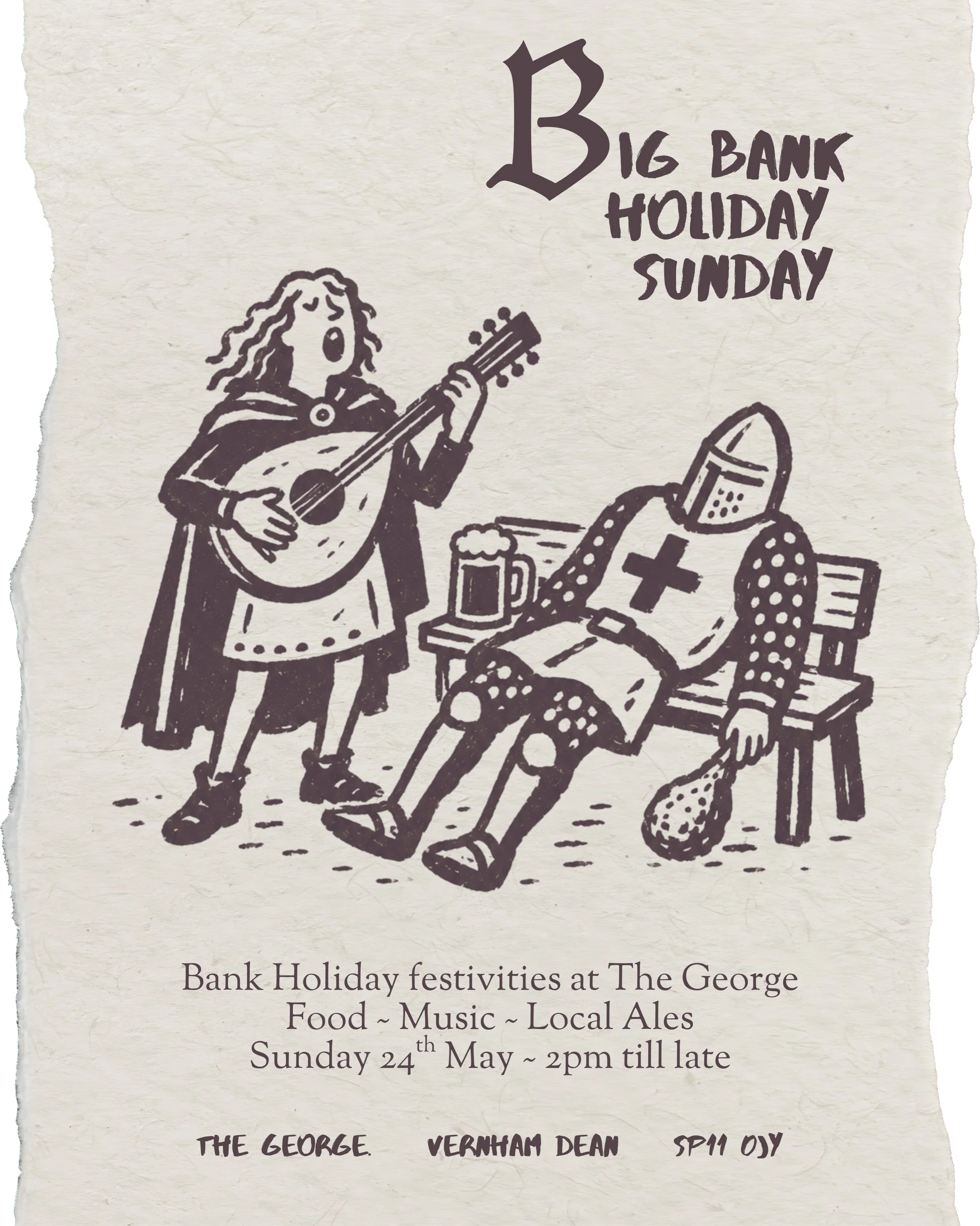 Come one, come all for a proper Sunday knees up at The George!!! 

This coming bank holiday weekend our beer garden will be brimming with live music, local ales and amazing food 🙌🏻

We&rsquo;ll have:
A full lineup of brilliant live acts
6 local ale