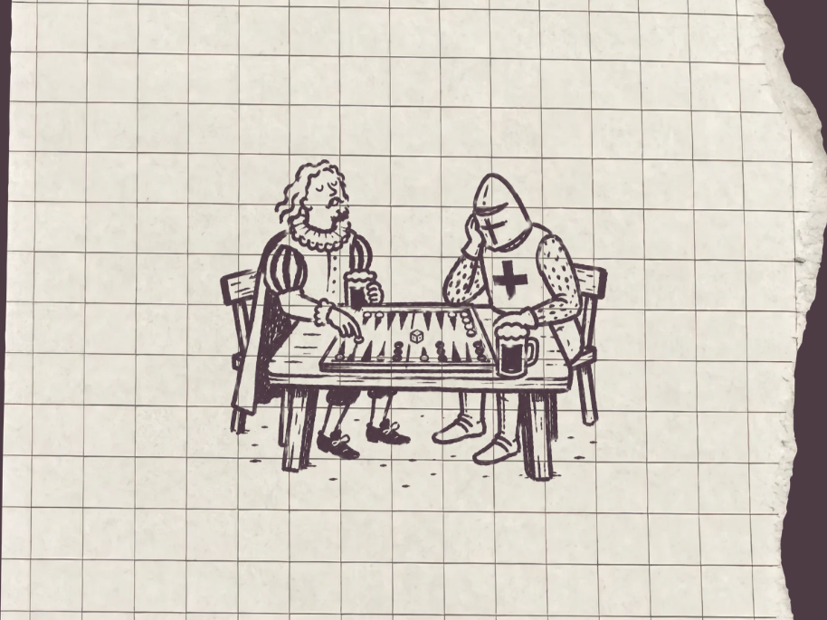 Backgammon knockout tourny