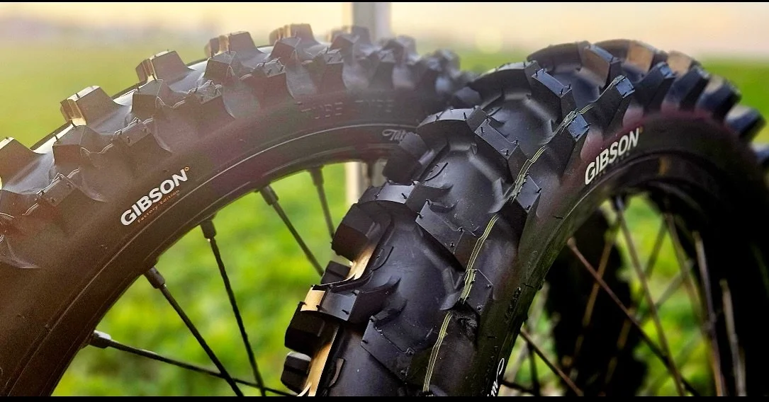 Headed for the 2025 Mini O&rsquo;s? 
You can&rsquo;t go wrong with this tire combo from Gibson Tyre Tech.

✅MX 1.1 Front and the MX 5.2 Scoopster Rear!

Recommended 14 psi front and rear. 
Visit our website to pre order and make sure you have the tra