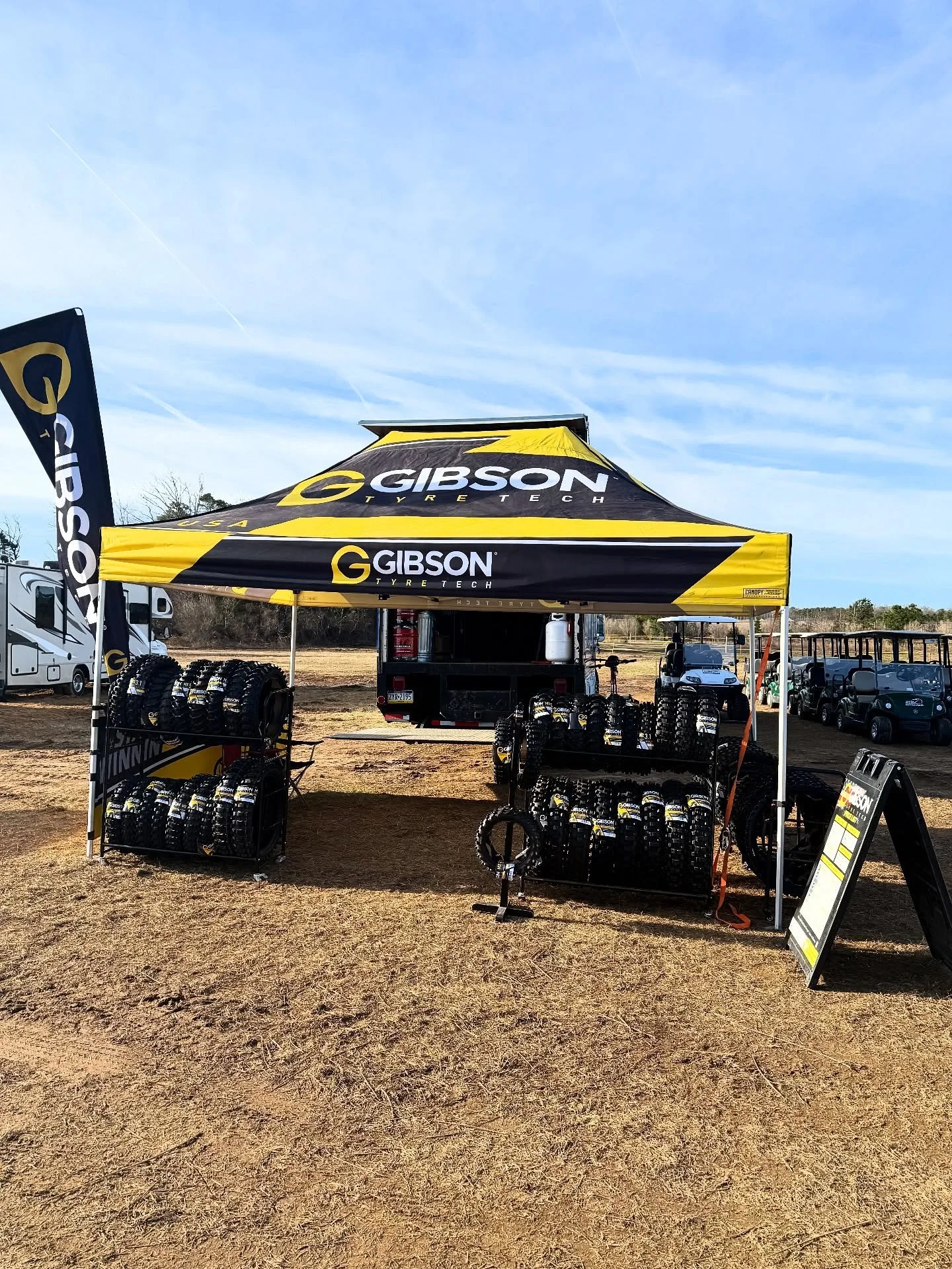 Who&rsquo;s ready to #startwinning at Round 1 of the 2026 @tor_racing_gp series!? 

Stop by the booth this weekend and check us out! 
#gibsontiretechusa #torracinggp #offroad #enduro