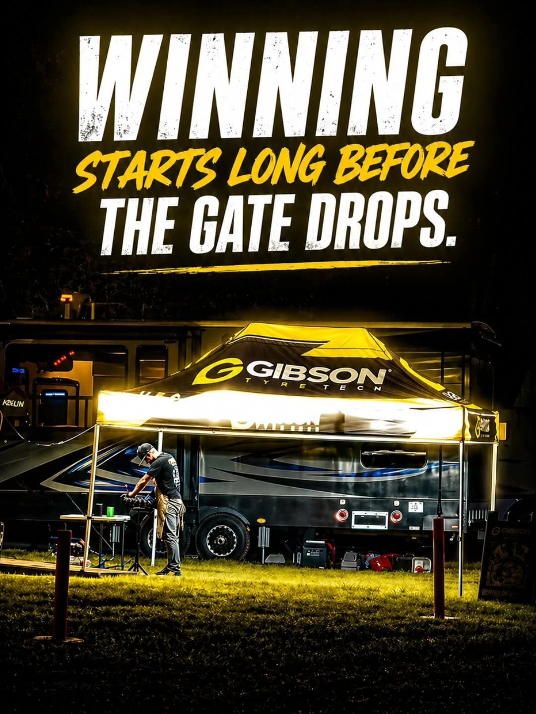 Winning starts long before the gate drops 🔉 
Are you prepared?! 

Whether rider or vendor, we have the tools and the tires to help you succeed✅️

Visit Www.gibsontiretech.com to #startwinning today! 🇺🇸💪