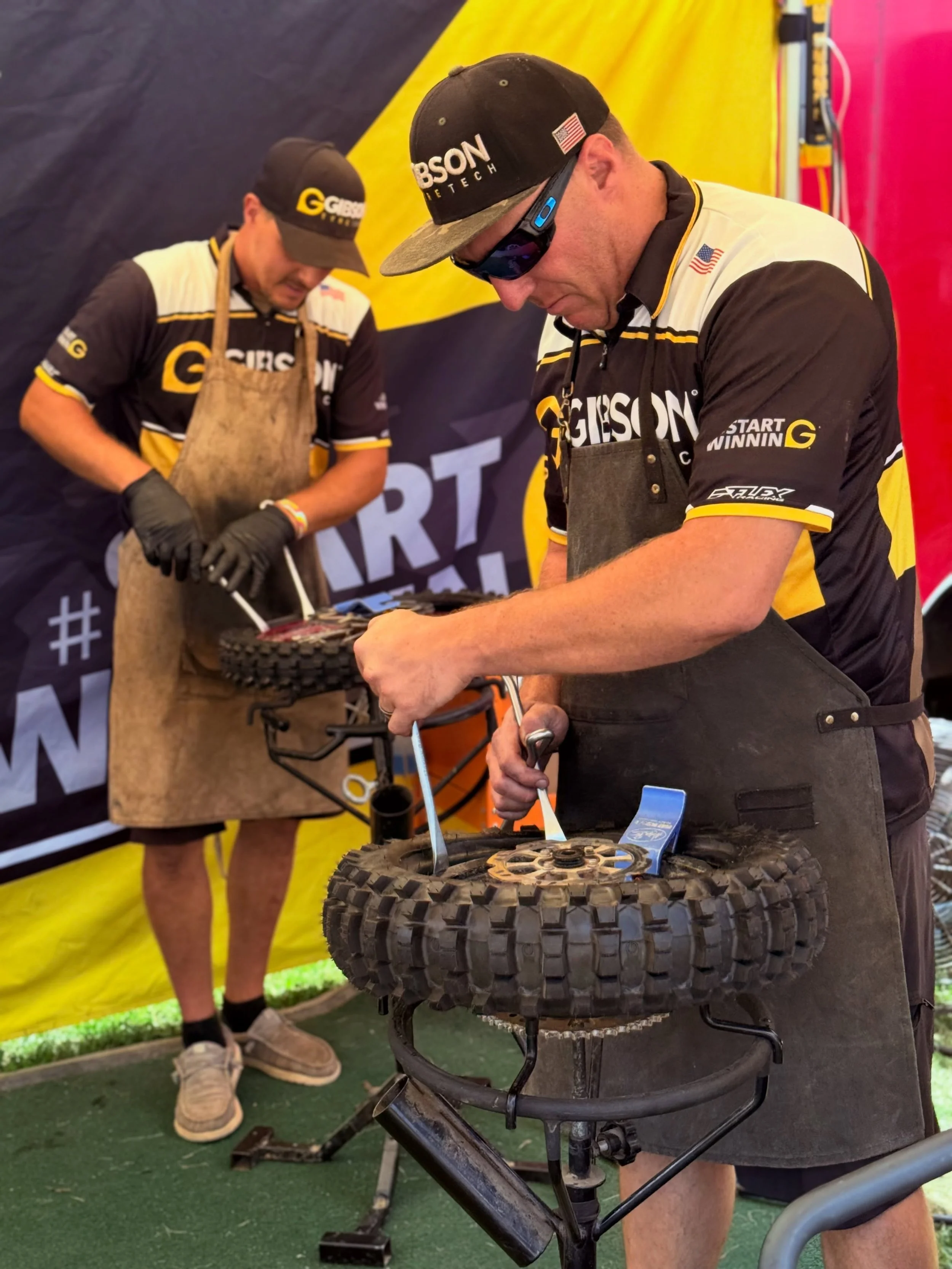 Huge thank to everyone who came by the booth this weekend at @doublingap.mx 

The grind continues! 
#startwinning #gibsontyretechusa #motocross #supercross #thankyou