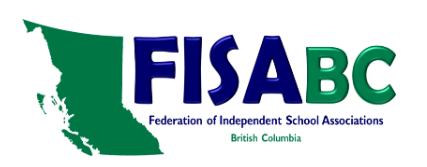 Federation of Independent School Association (FISA) British Columbia Logo