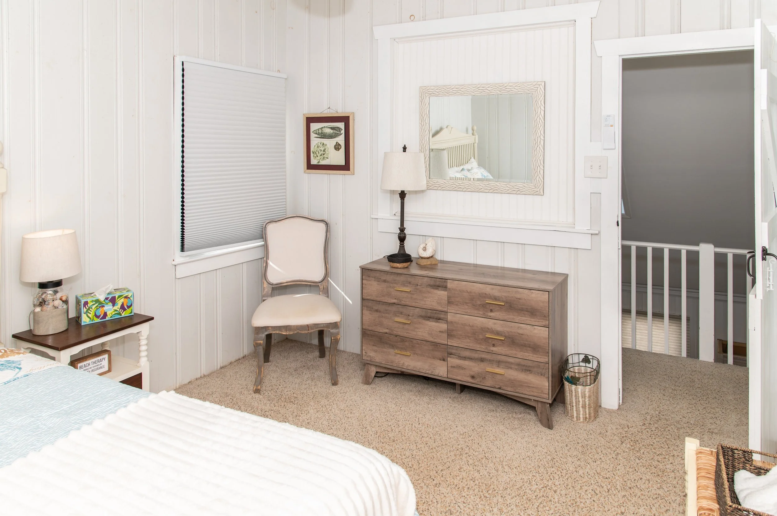 Upstairs Bedroom 3: Queen bed