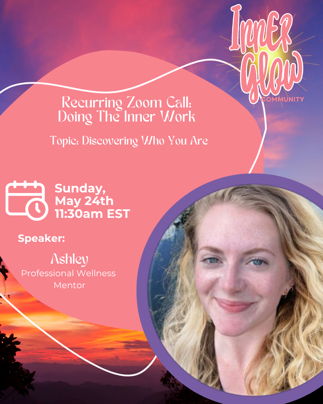 Get Curious With Us: A zoom call where we dive deeper into self-awareness, growth and showing up for ourselves.
