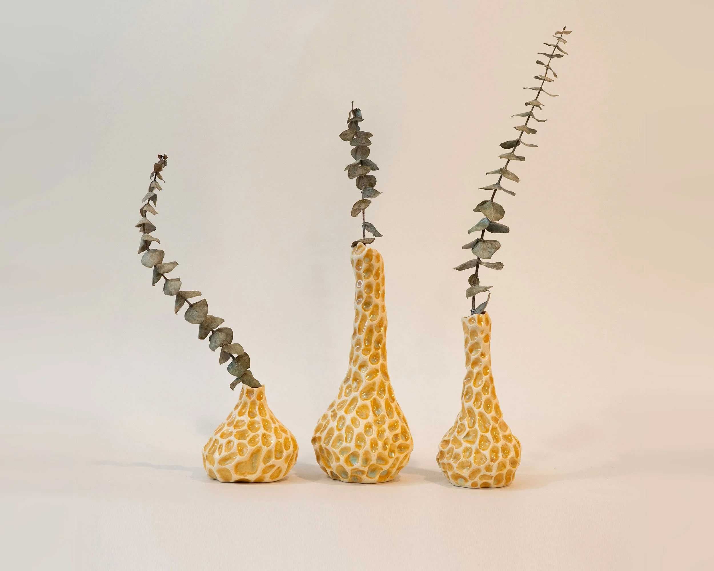 Ceramic Vase Soft Yellow