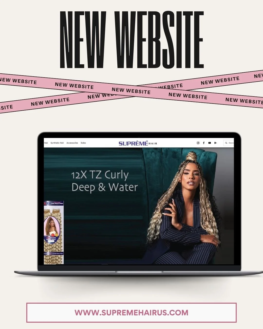 NEW WEBSITE. NEW EXPERIENCE. ✨⁠
⁠
View All available product on the web.⁠
⁠
#SupremeHair #NewWebsite #HairProfessionals #BraidingHair #HairBusiness
