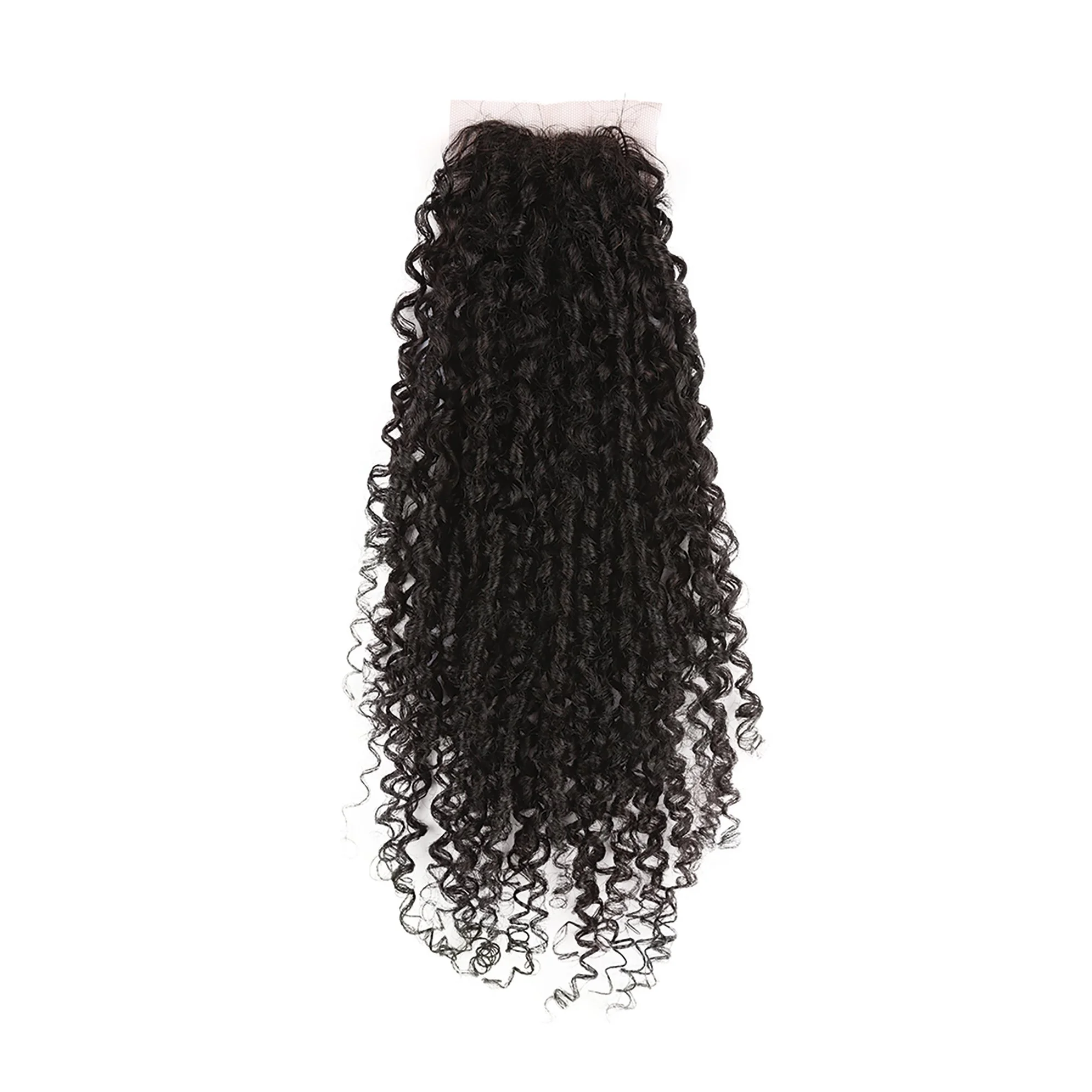 100% Human Hair Lace Closure - Jerry Curl
