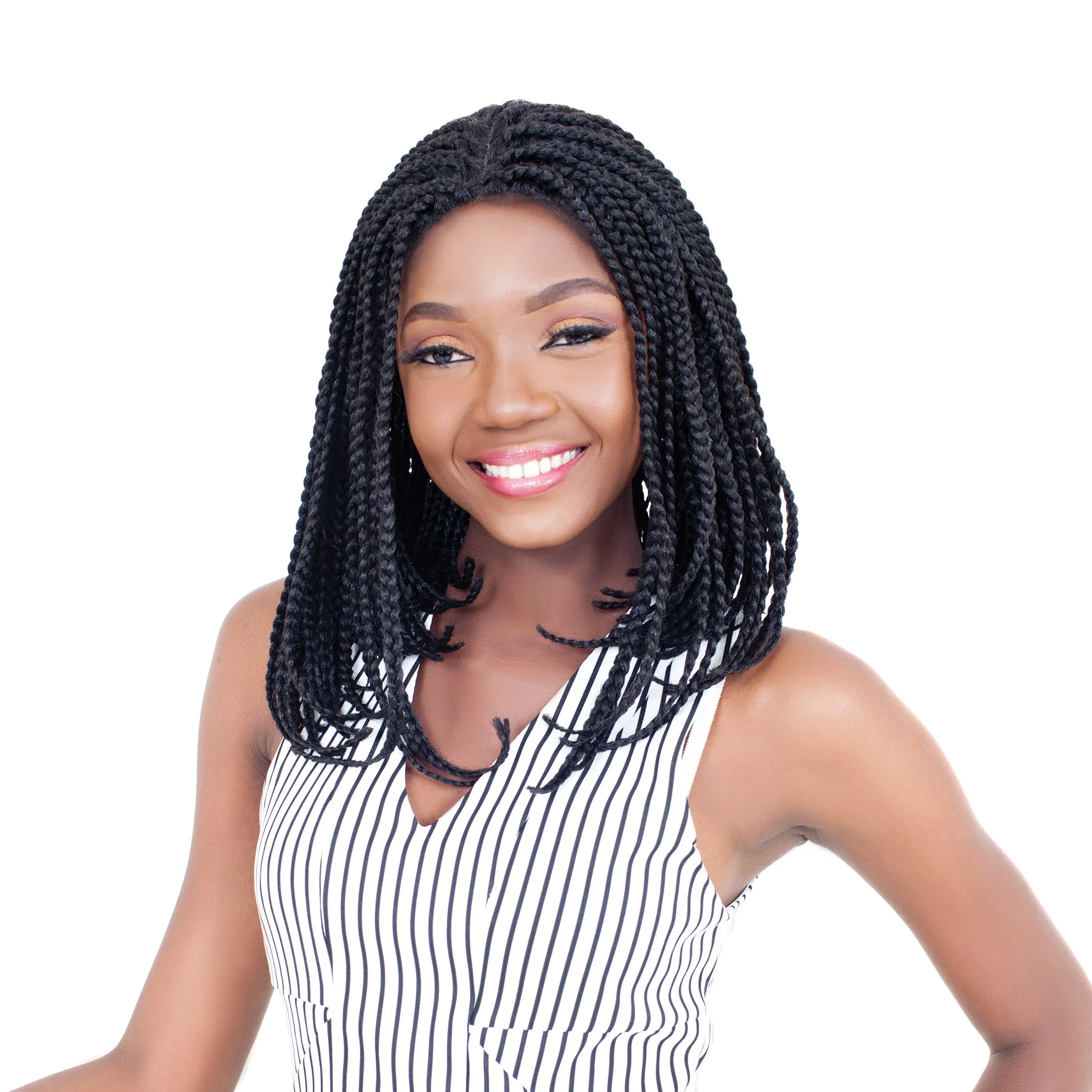 Braided Lace Wig - Pixie Bob