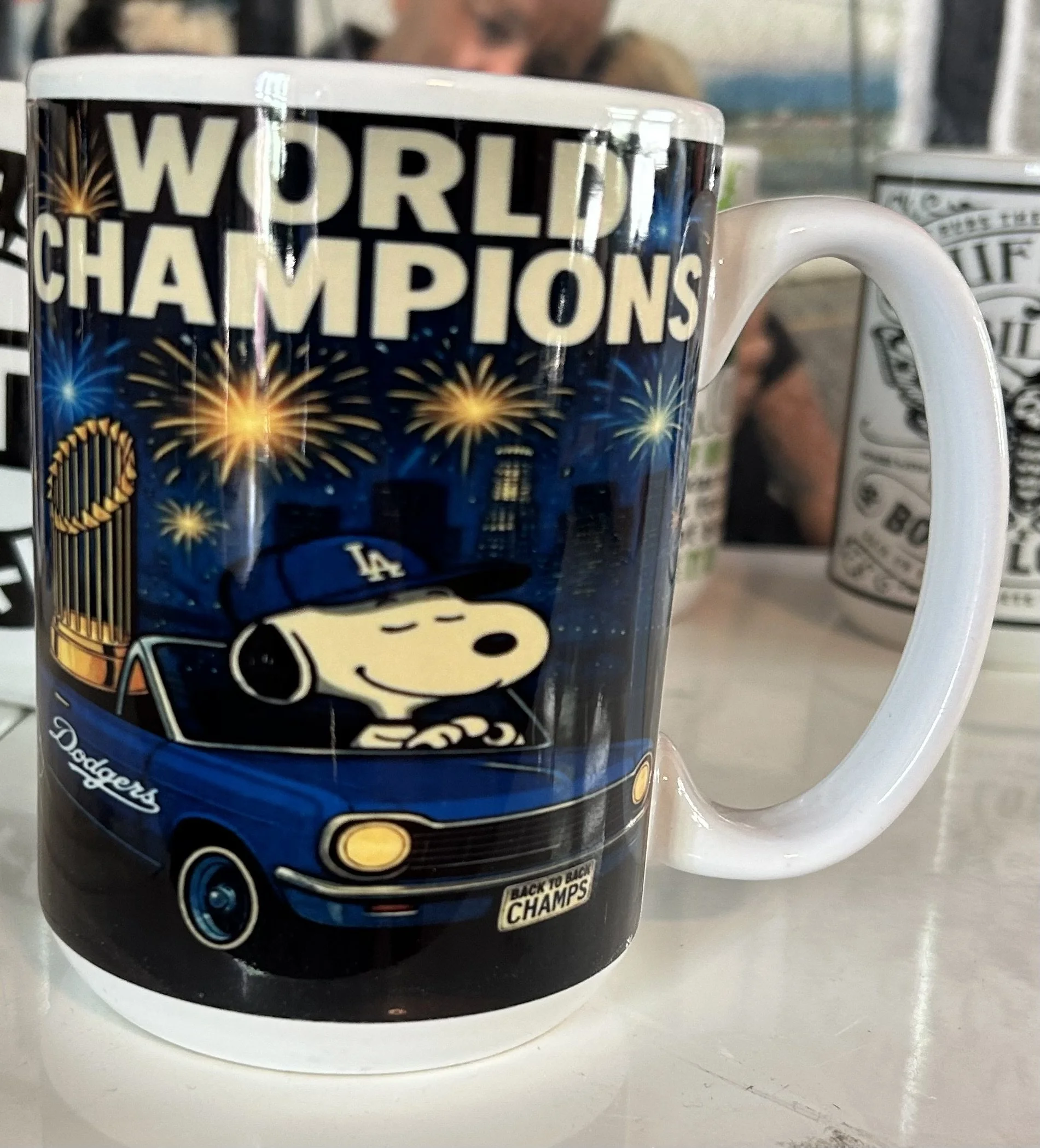 World Campions Snoopy Dodger Mug