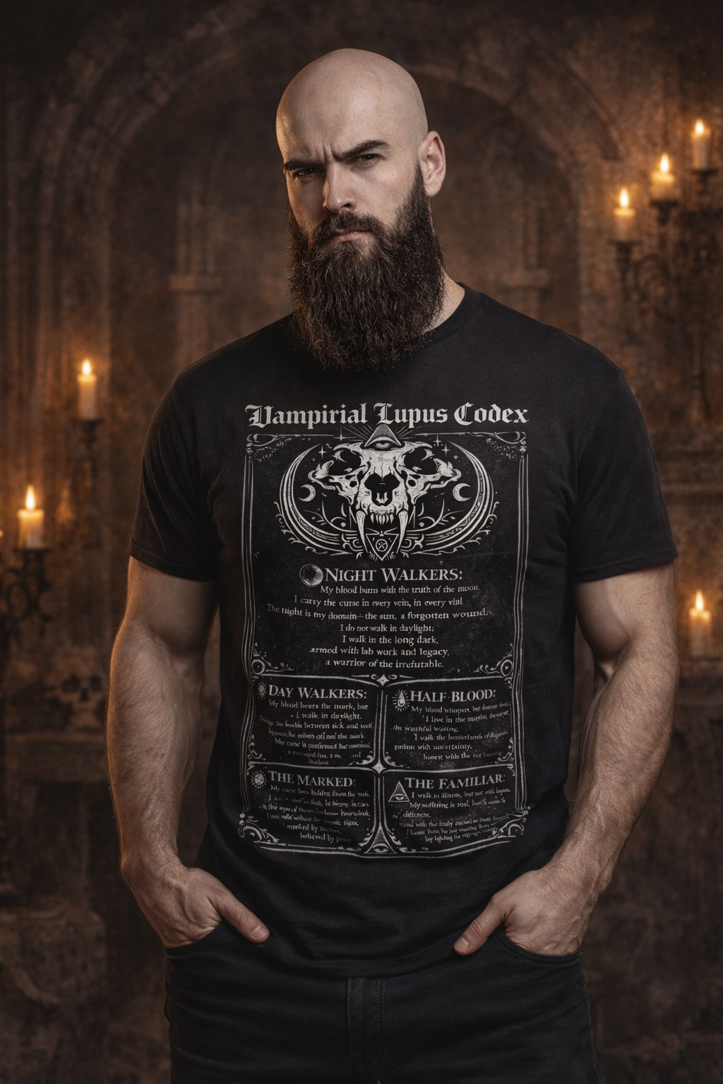 Vampirial Lupus Codex T-shirt