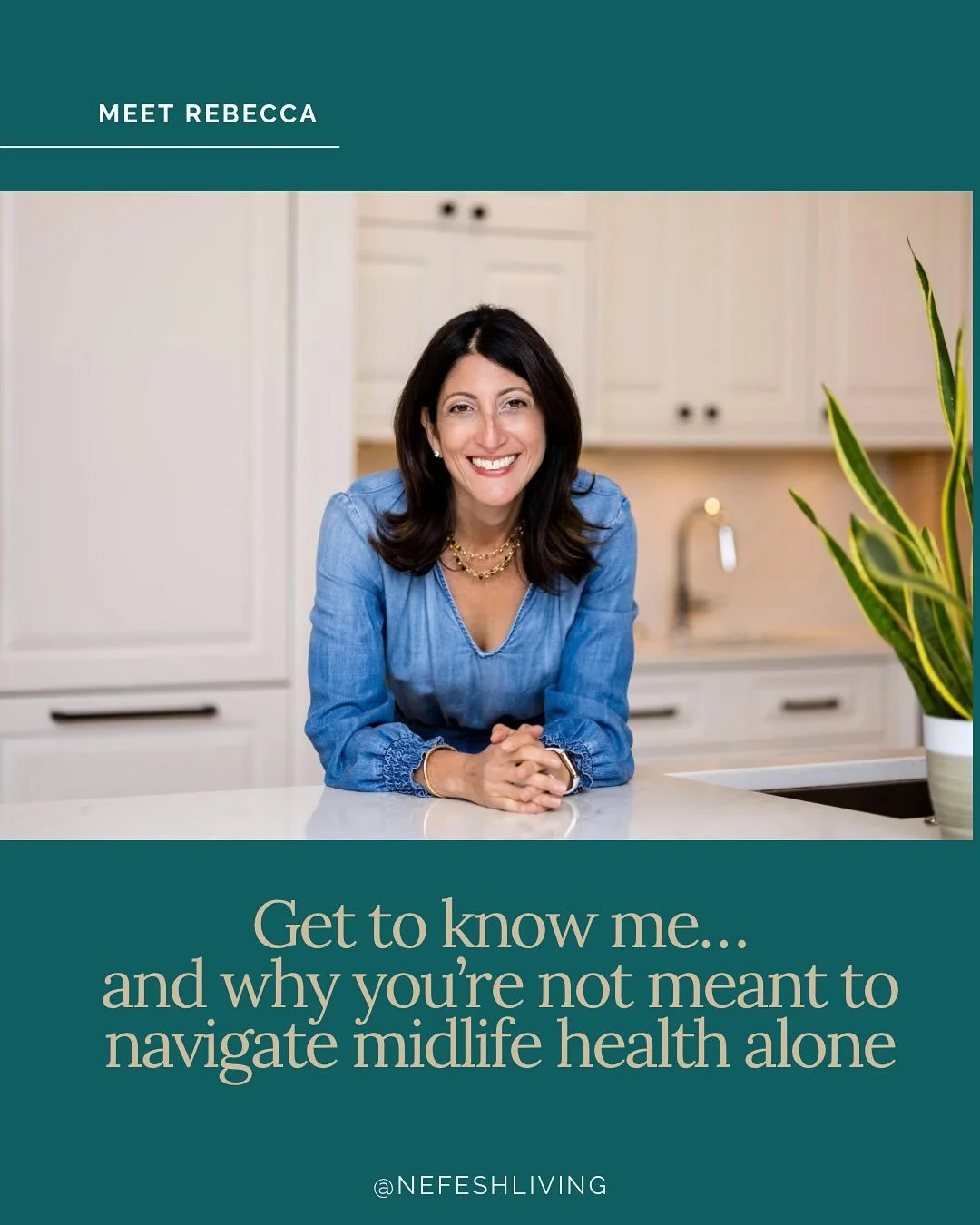 I see some new faces around here, so wanted to take a minute to introduce myself. 

Hi, I&rsquo;m Rebecca &mdash; a midlife mom and board-certified functional medicine health coach who helps busy women stop running on empty and feel like themselves a