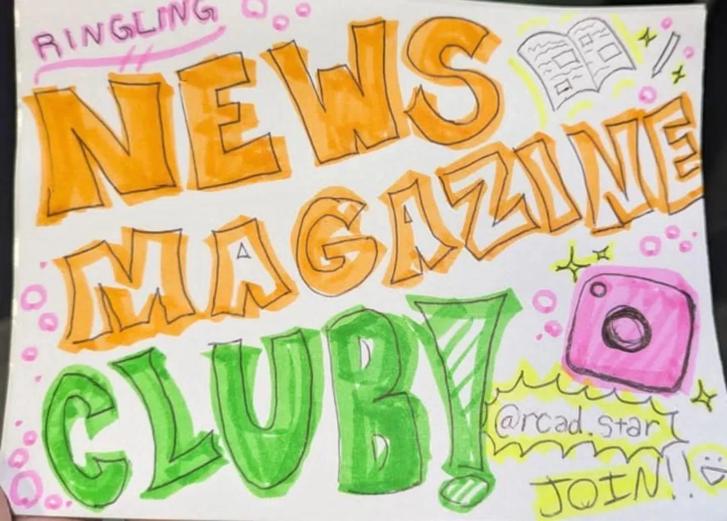 Want to help bring journalism to Ringling? Confirm your interest in the News Magazine Club today!

LINKS IN BIO!!

Anyone with any skill set is welcome, whether it be writing, designing visuals, photography, interviewing, or simply a passion for news
