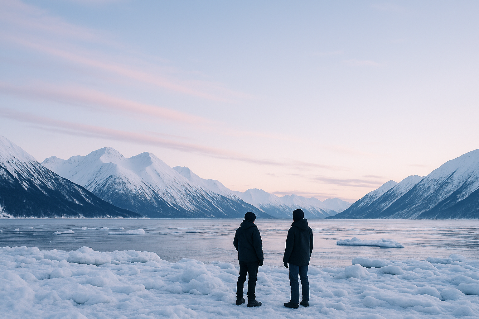 onsite in girdwood with a client