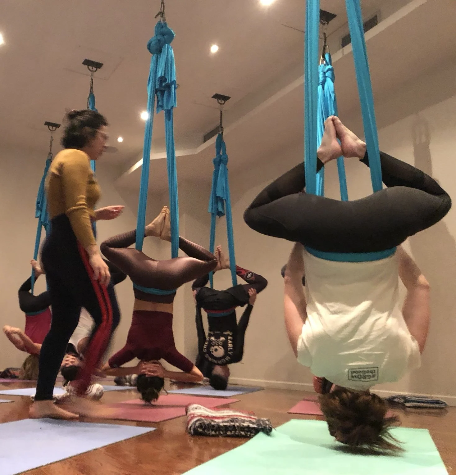 Private Group Aerial Yoga