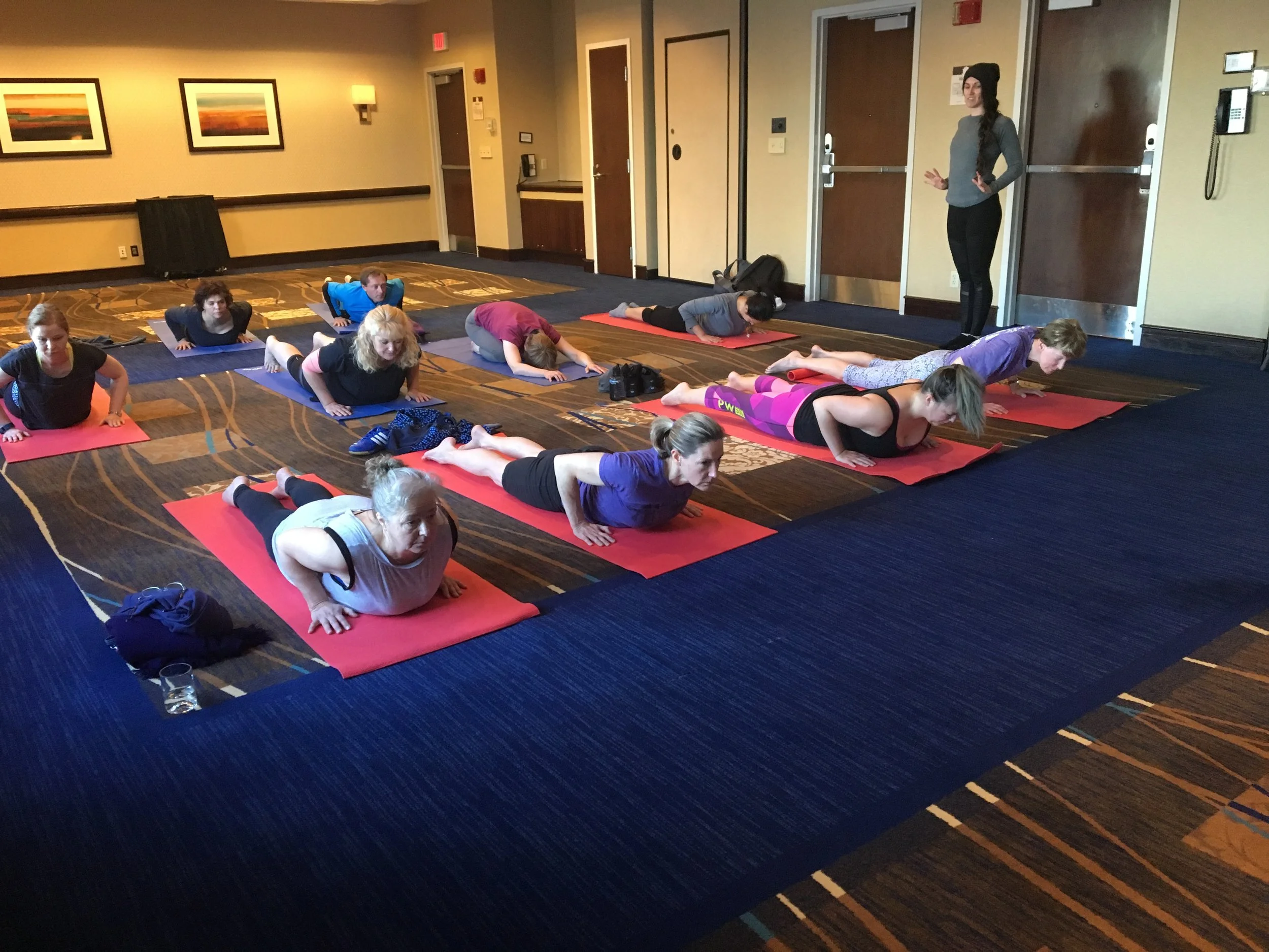 hotel yoga class