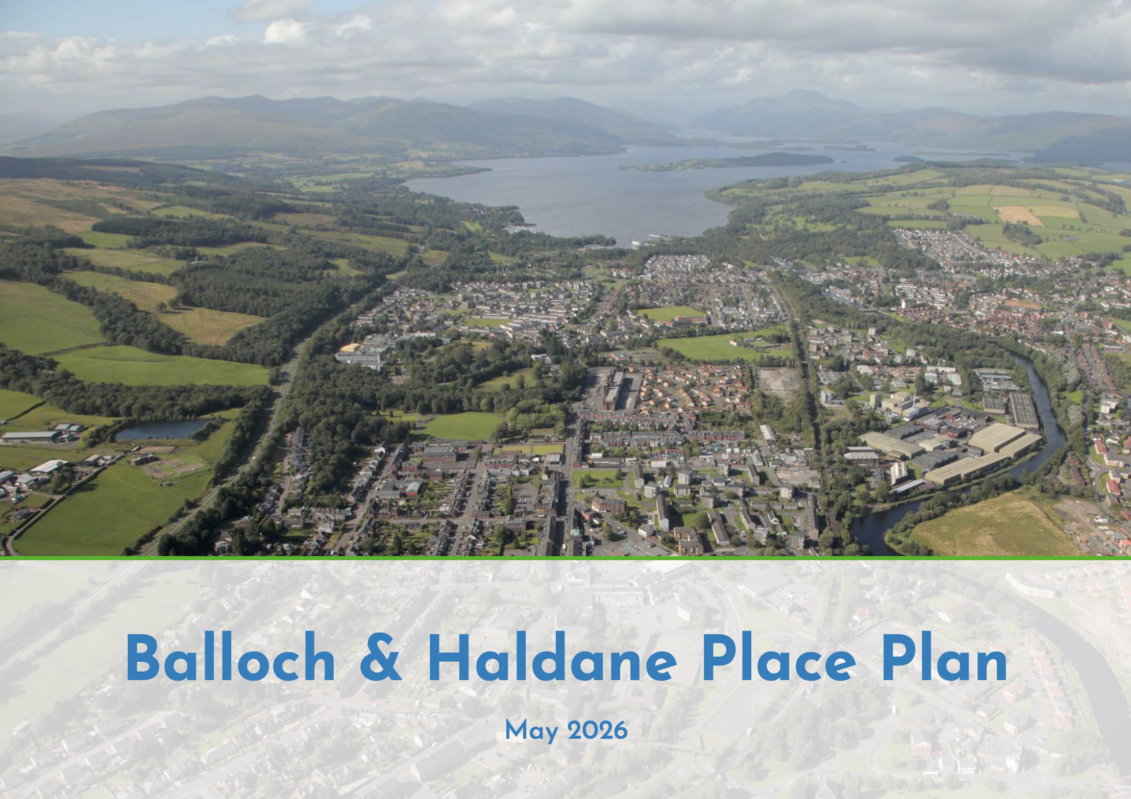 cover of final plan being considered by the Community Council on 5 May 2026, with hyperlink to the plan itself