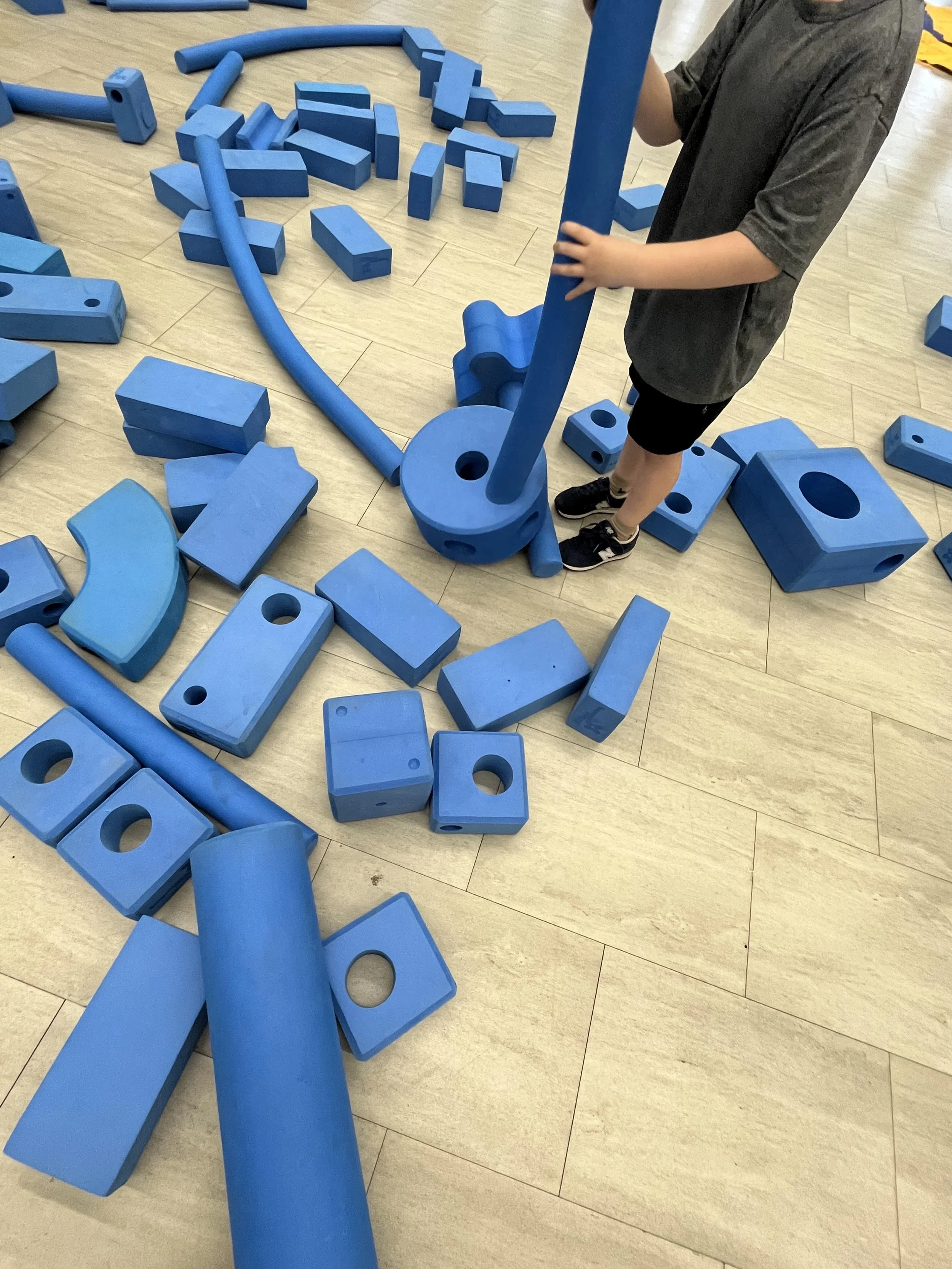 big blue blocks