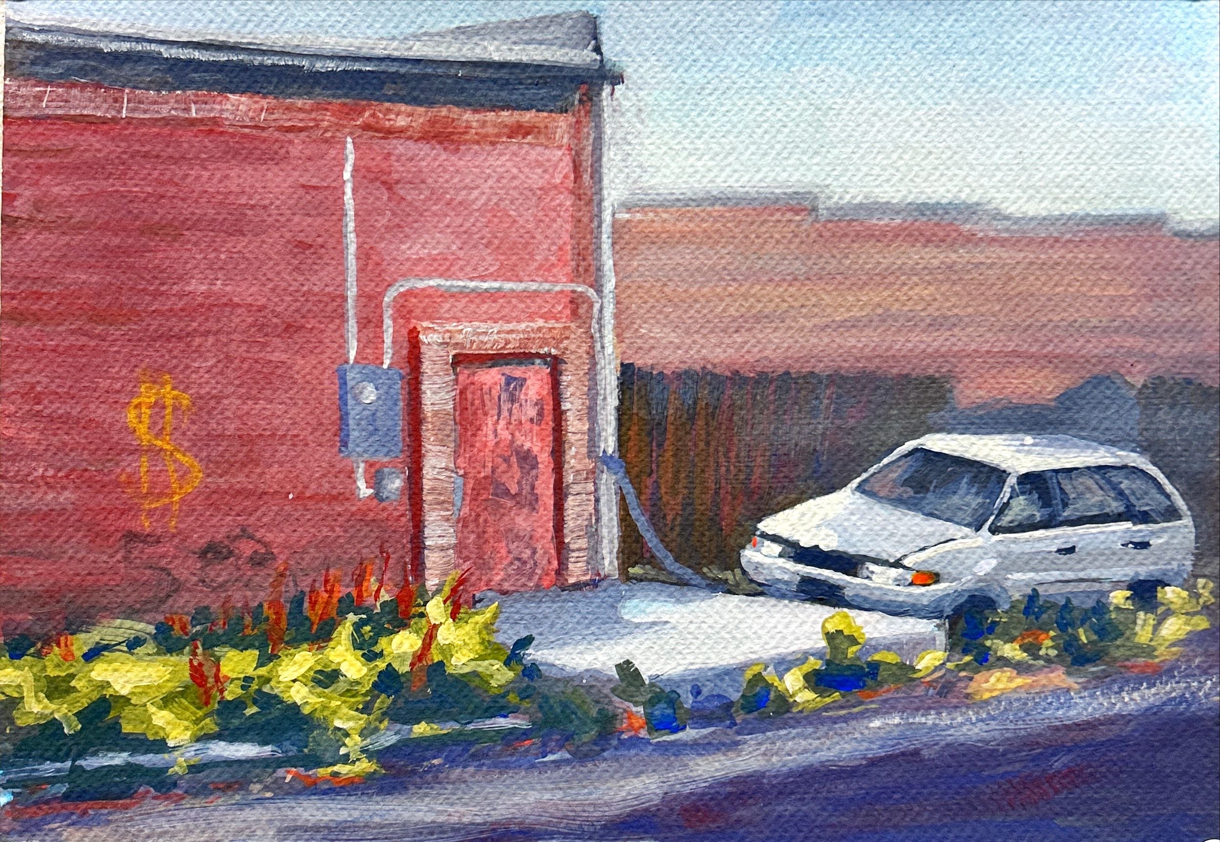 "$503" gouache on watercolor paper, 8.25x11.25in, 2025
